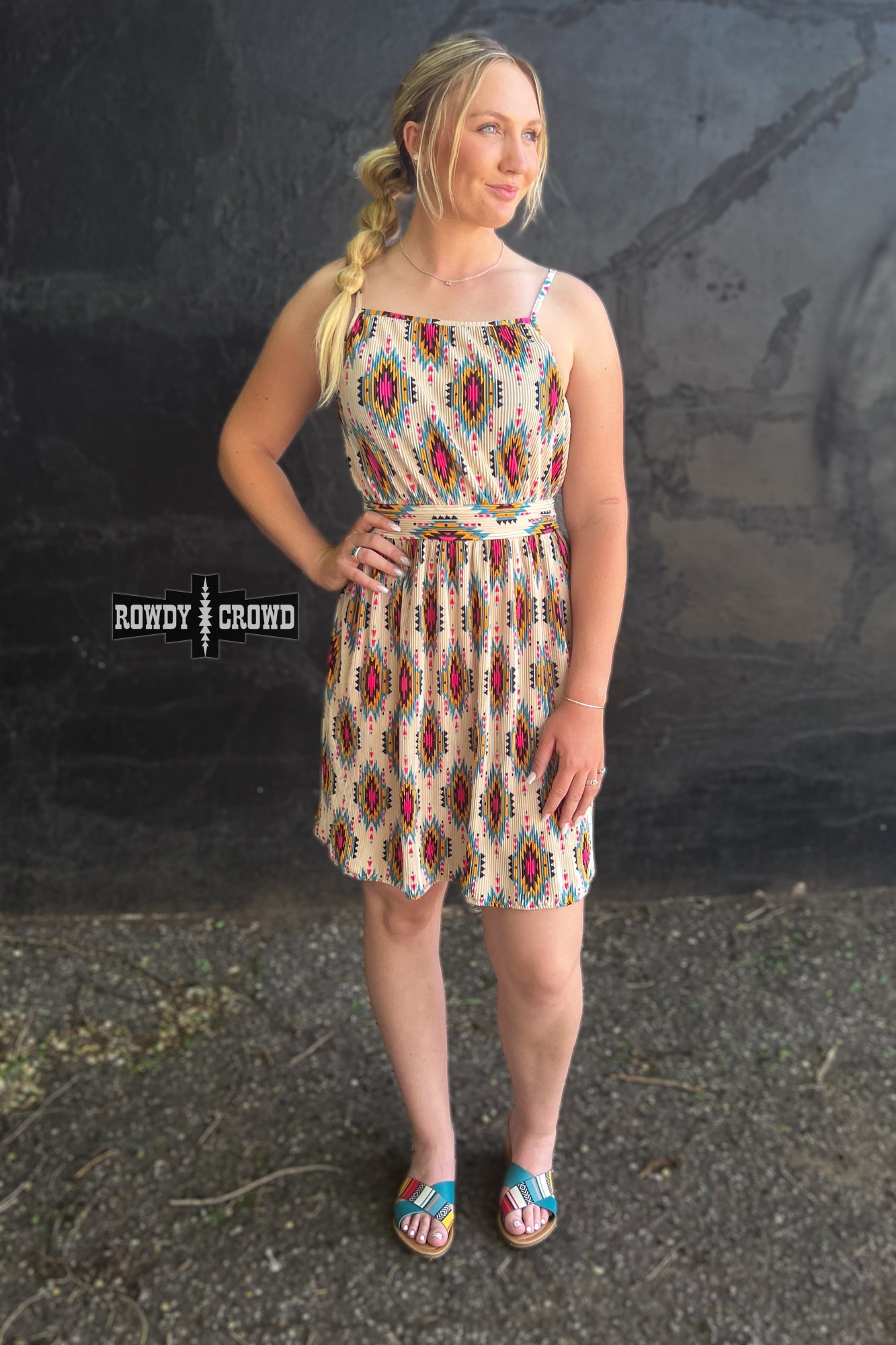 Aztec River Dress - The Caffeine Cowboy