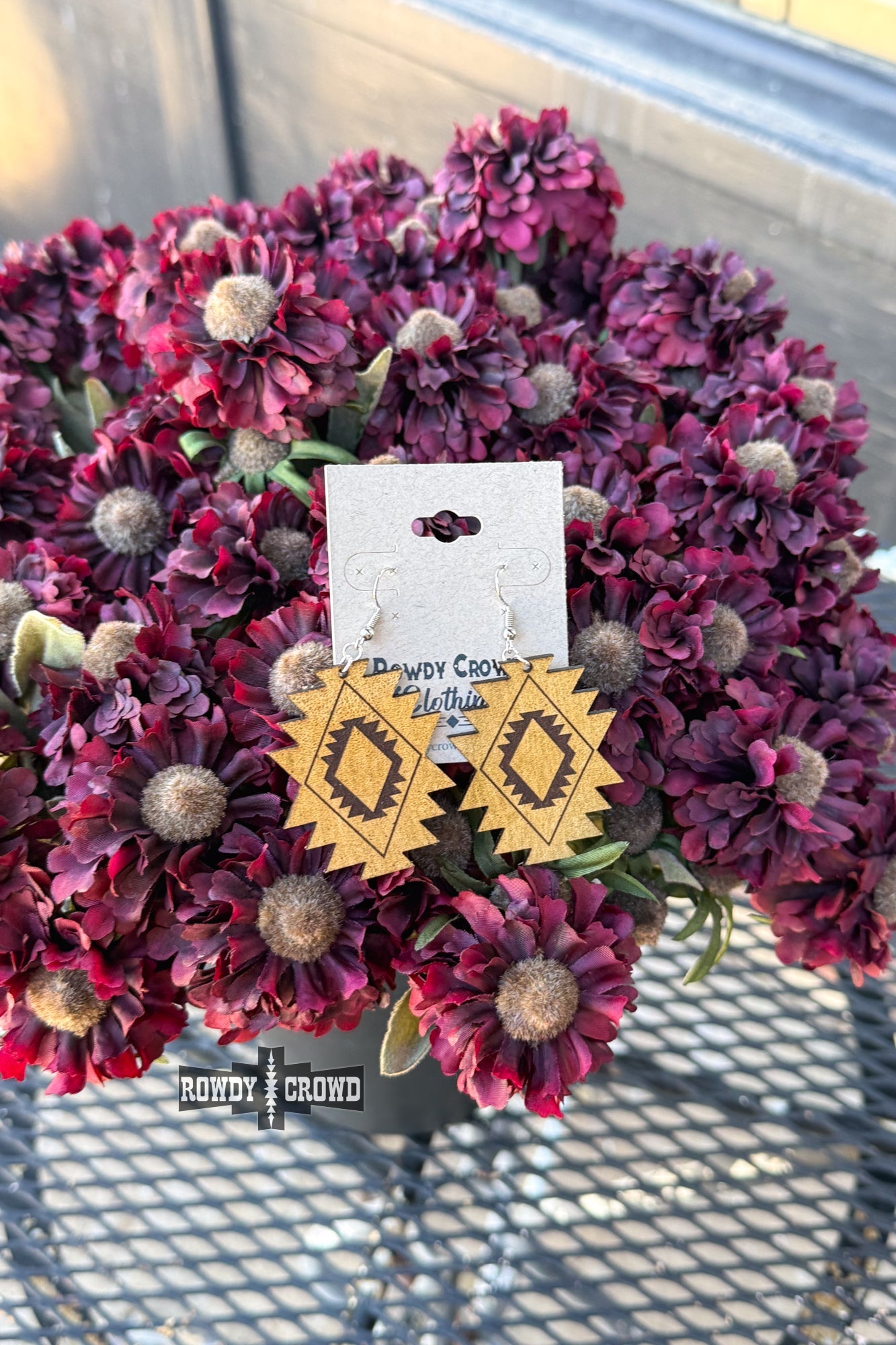 Aztec Cowgirl Earrings - The Caffeine Cowboy