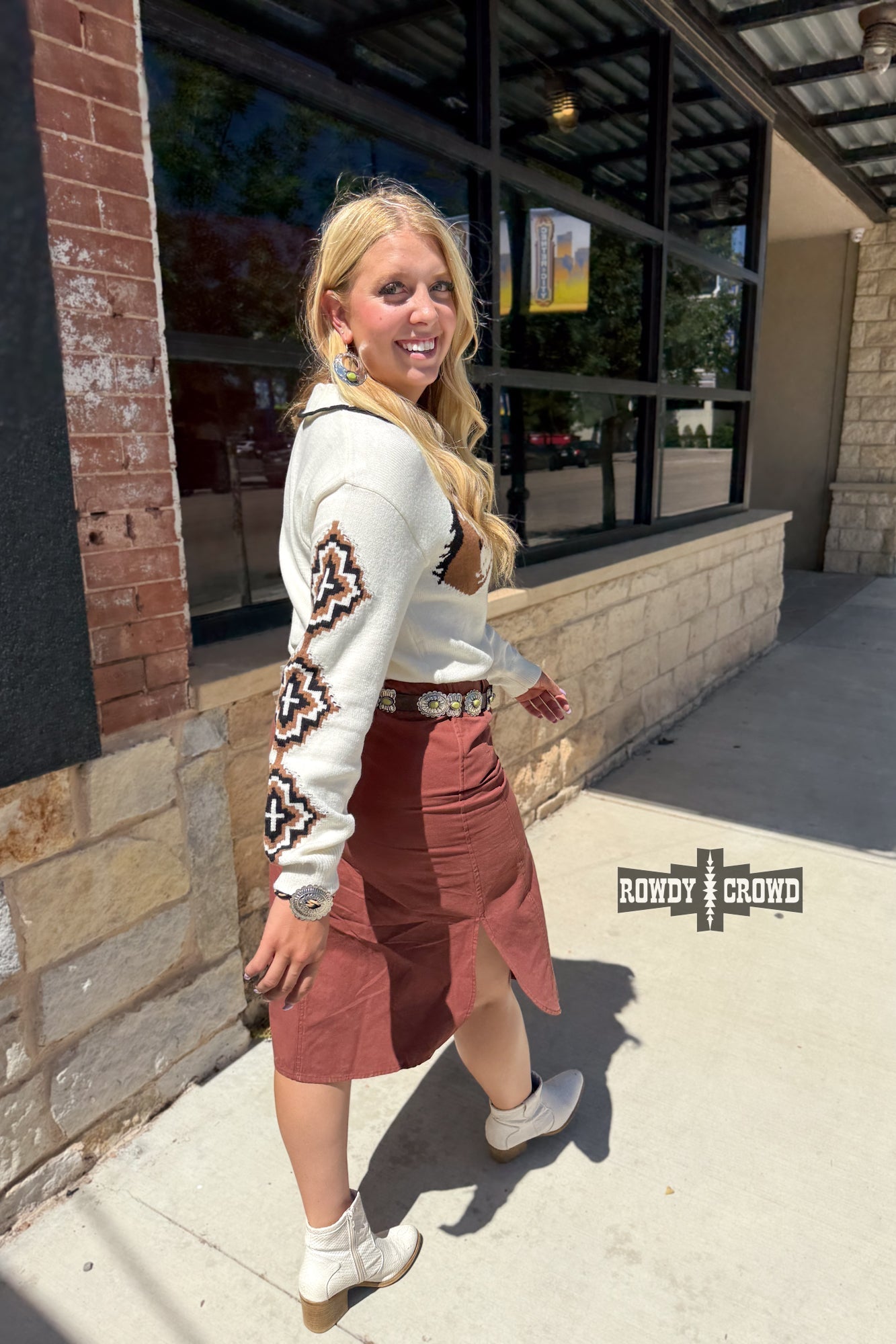 Cool Horse Cardigan - The Caffeine Cowboy
