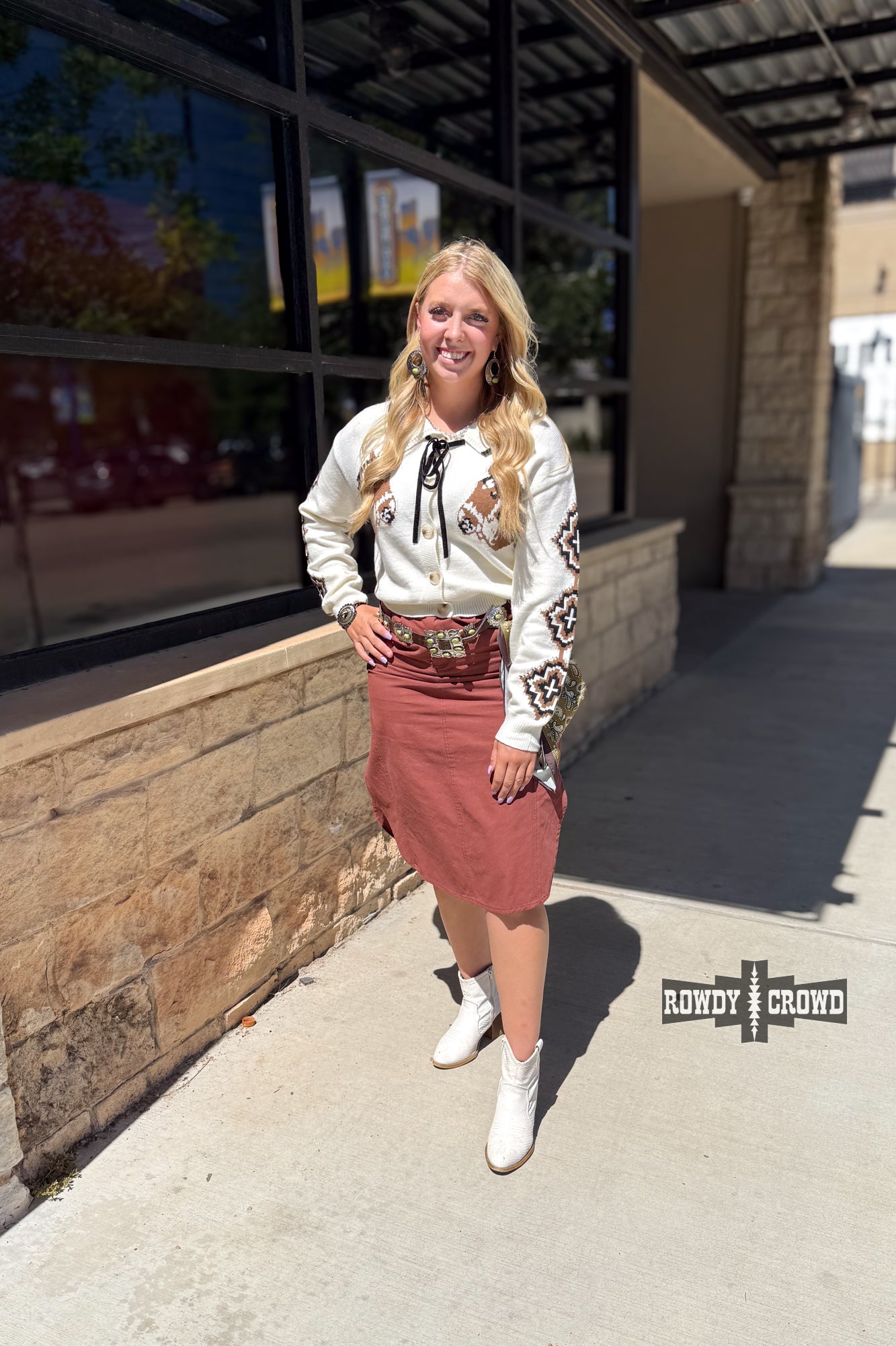 Cool Horse Cardigan - The Caffeine Cowboy