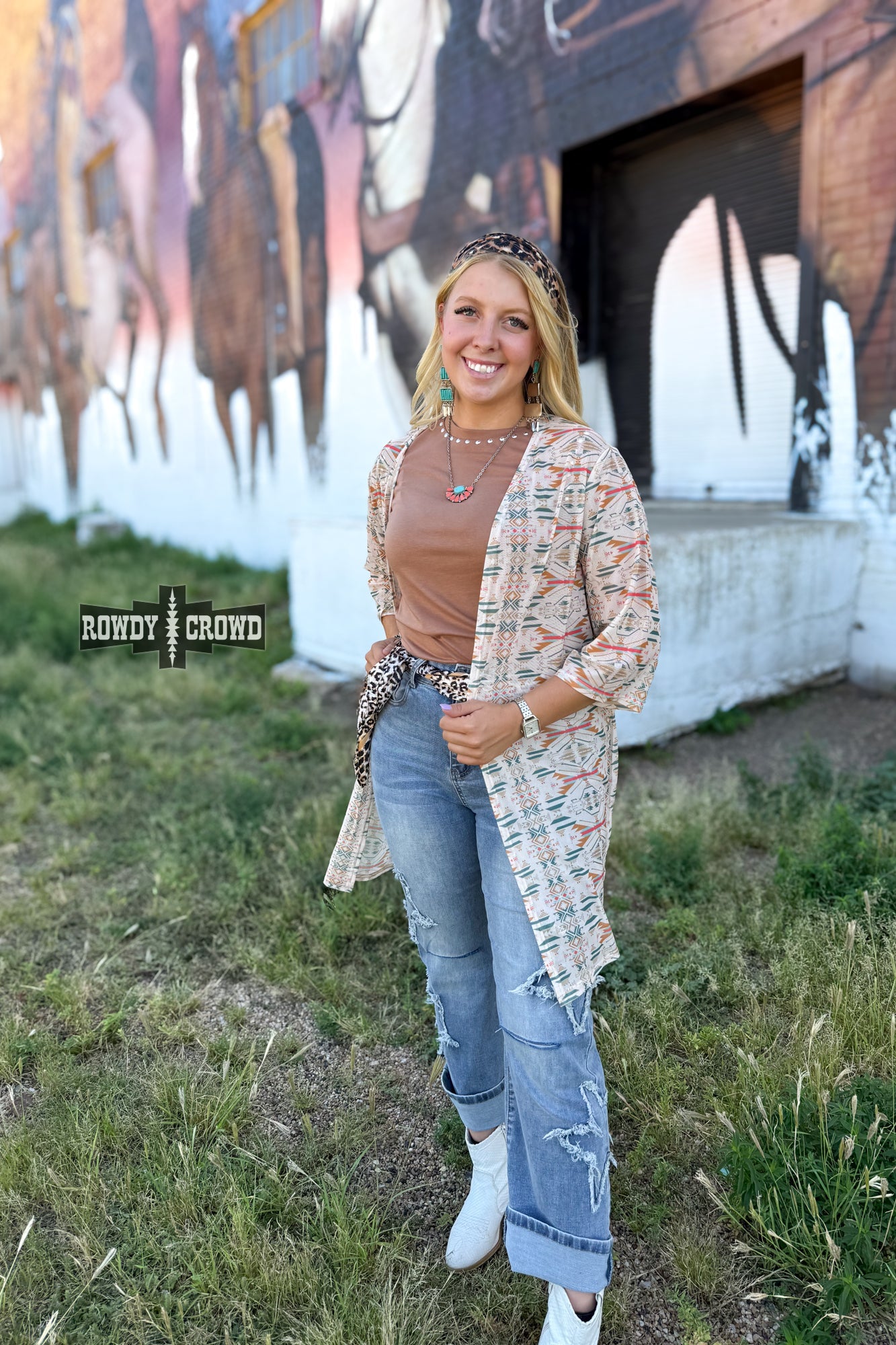 Acoma Aztec Short Duster - The Caffeine Cowboy