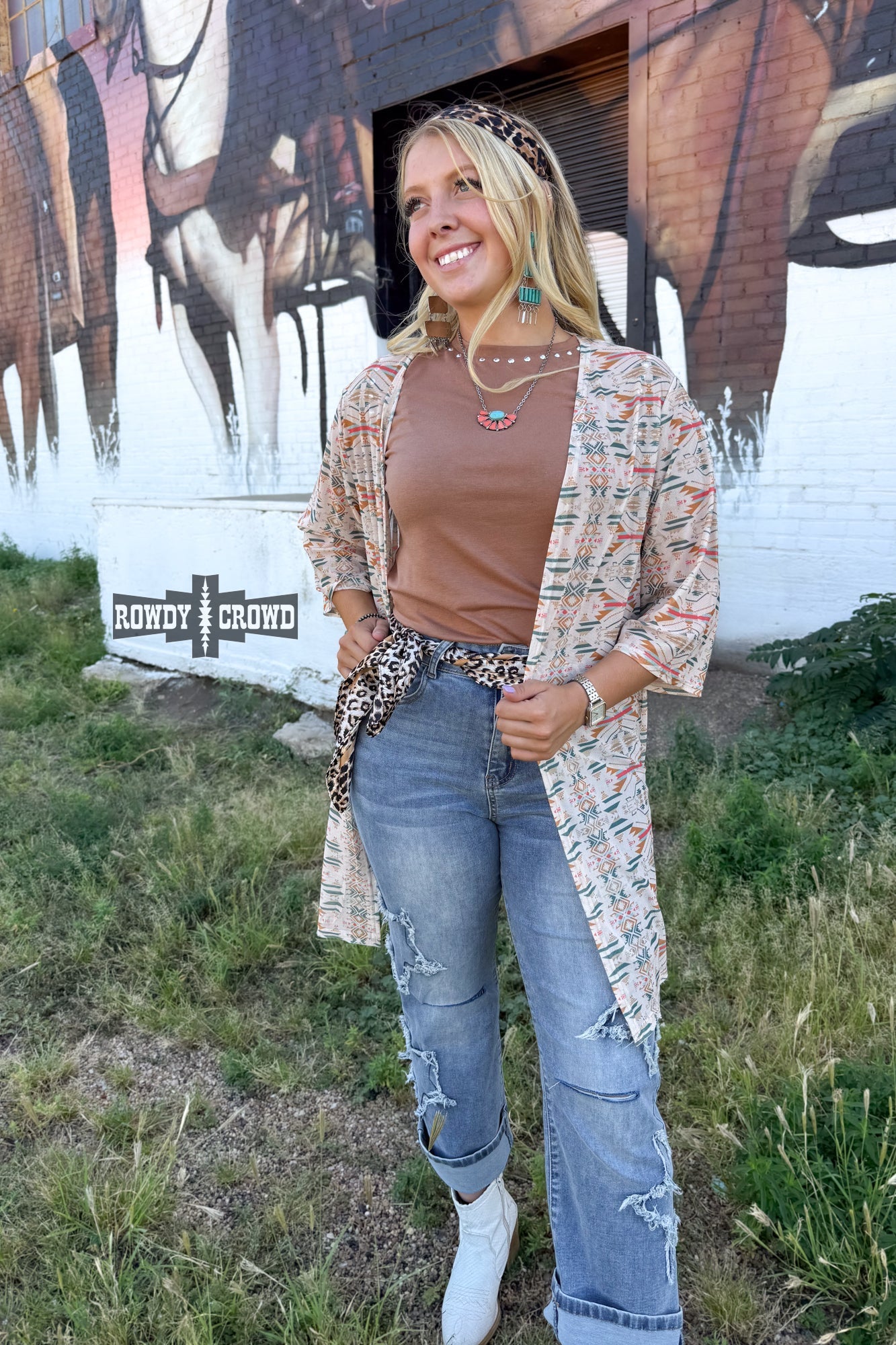 Acoma Aztec Short Duster - The Caffeine Cowboy