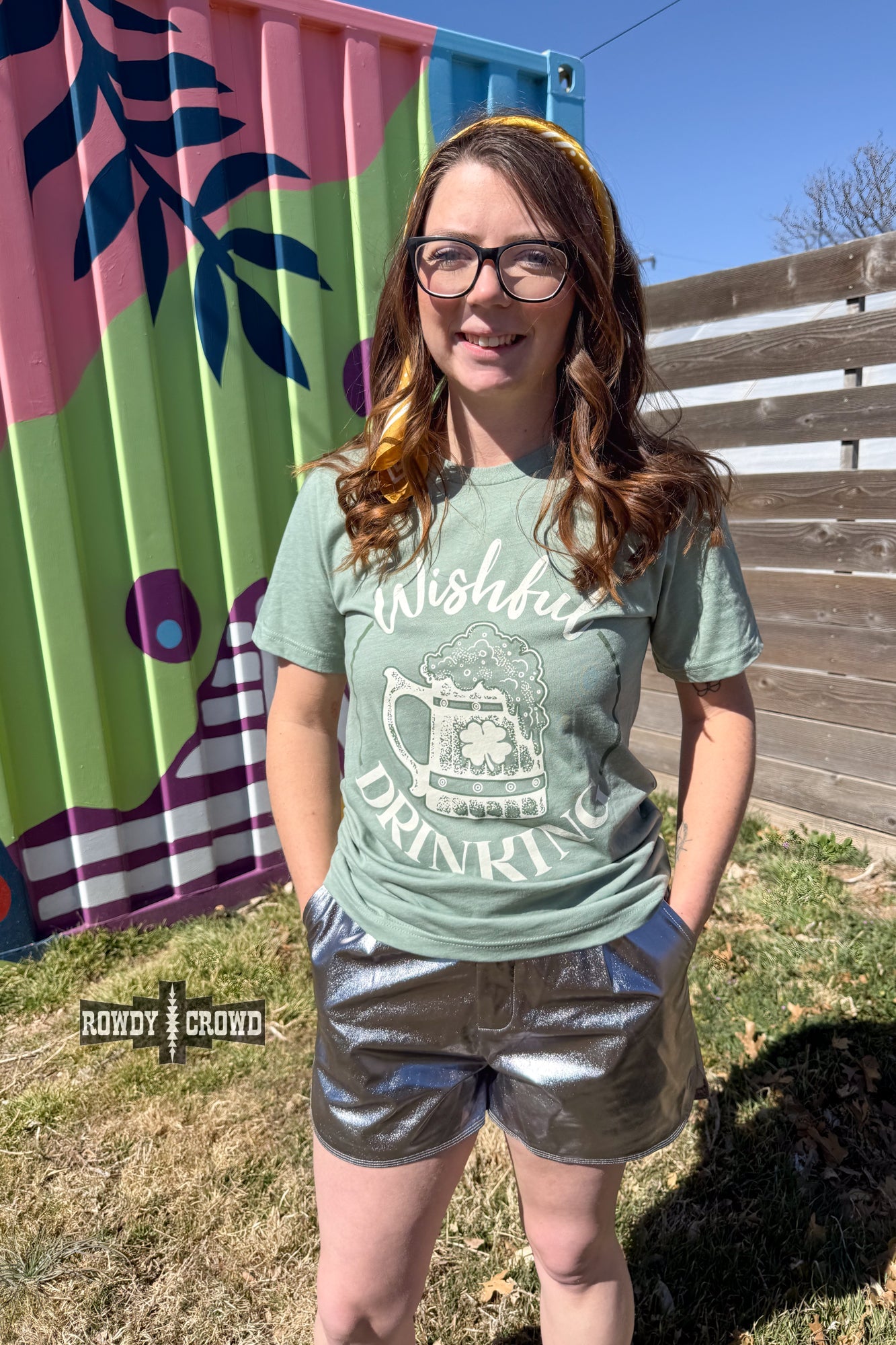 Wishful Drinking Tee - The Caffeine Cowboy