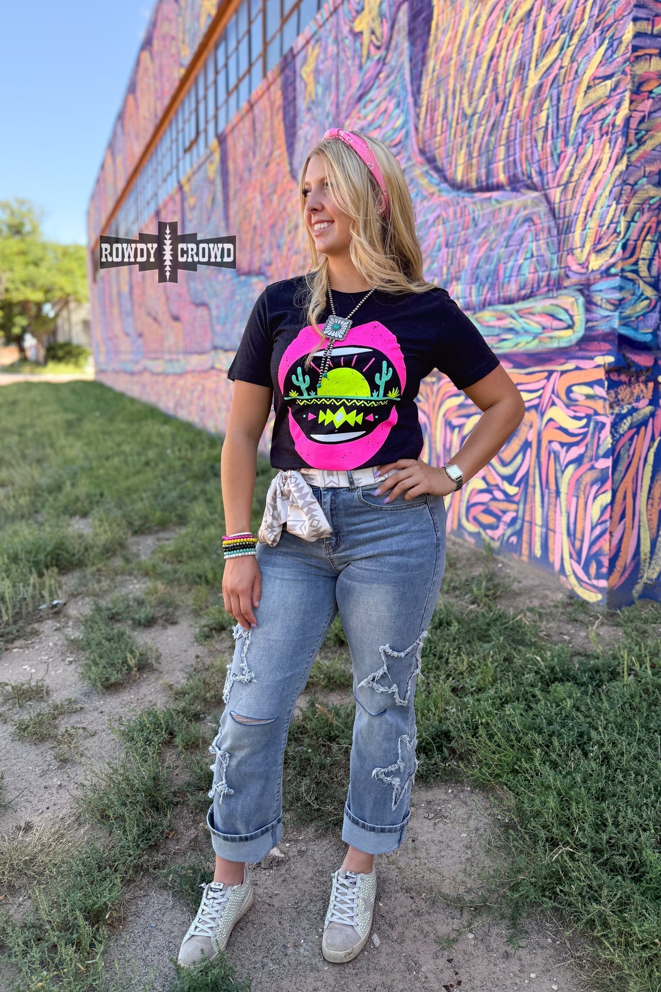 Desert Lips Tee - The Caffeine Cowboy