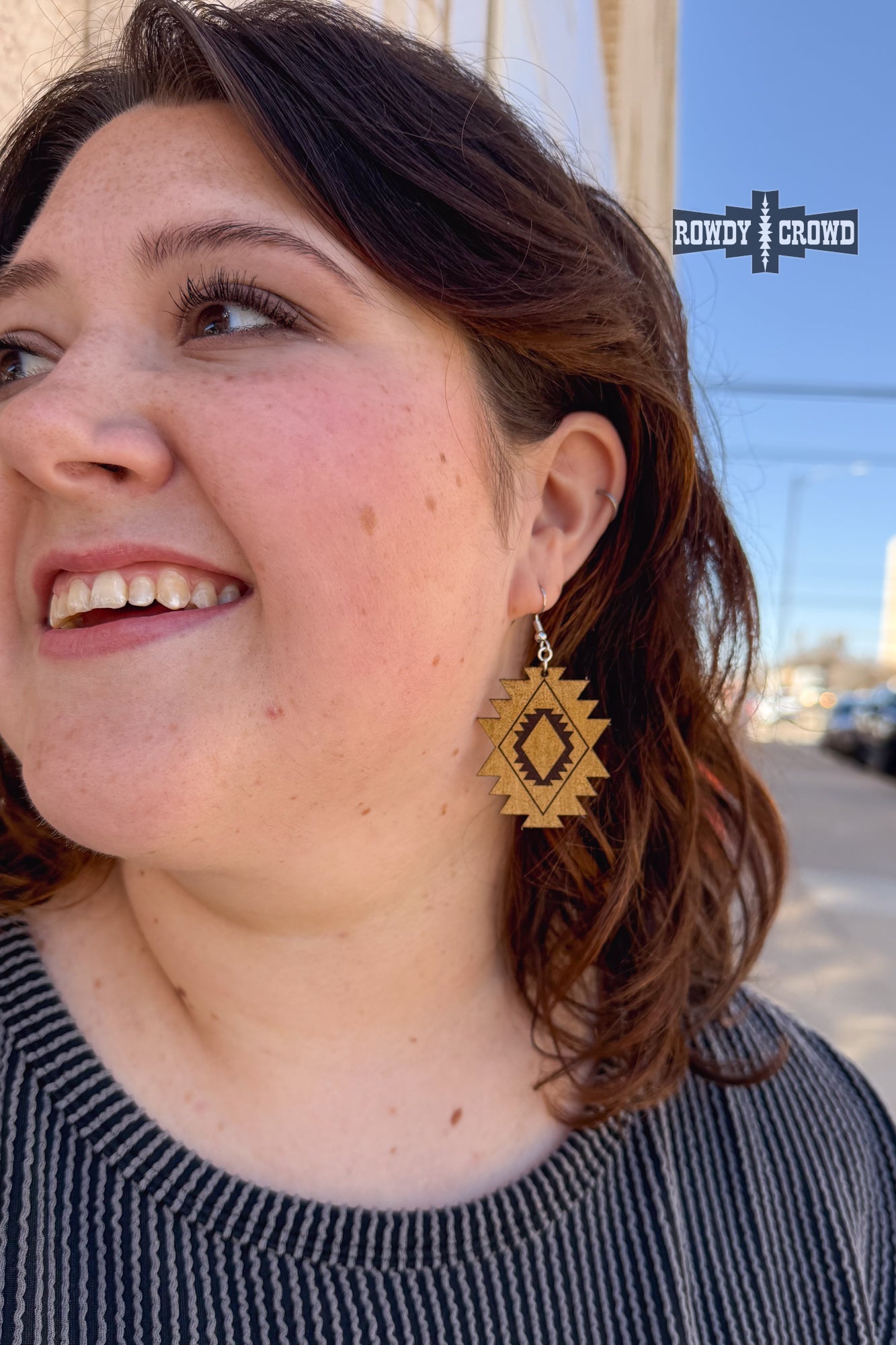 Aztec Cowgirl Earrings - The Caffeine Cowboy