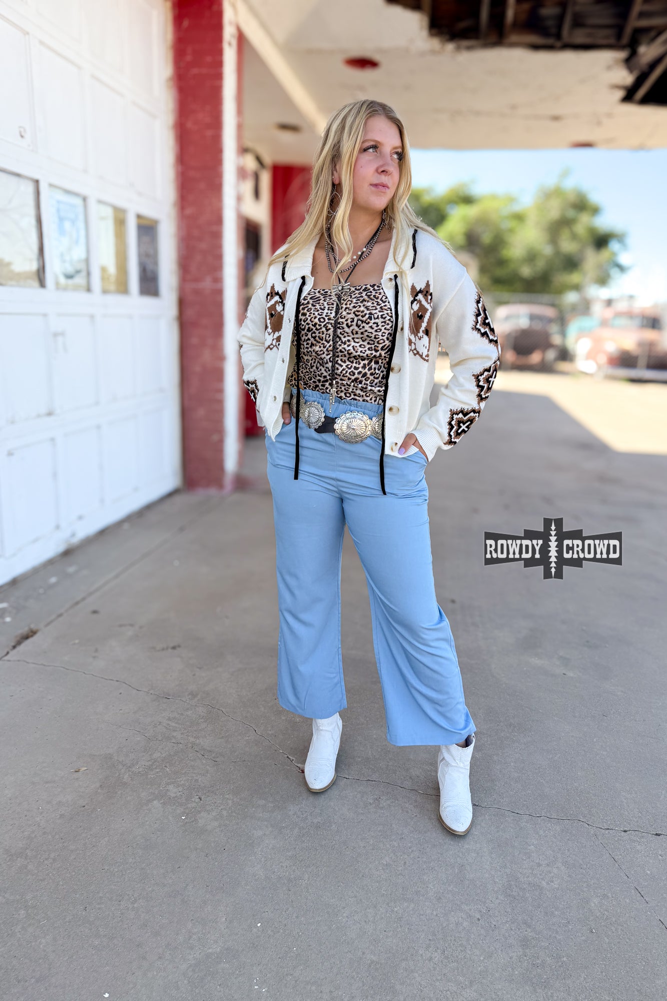 Cool Horse Cardigan - The Caffeine Cowboy