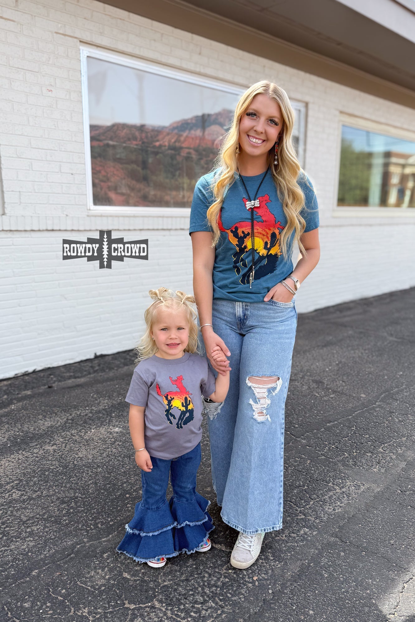 KIDS Bowie Bronc Tee - The Caffeine Cowboy
