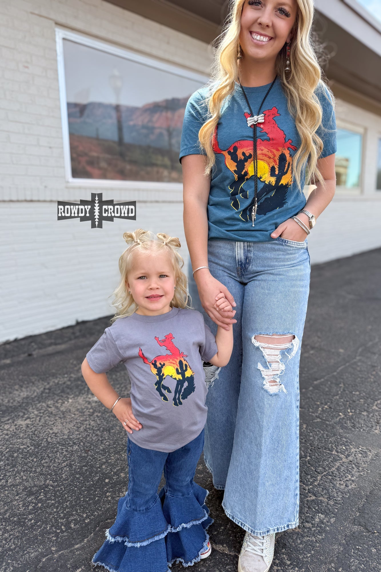 KIDS Bowie Bronc Tee - The Caffeine Cowboy