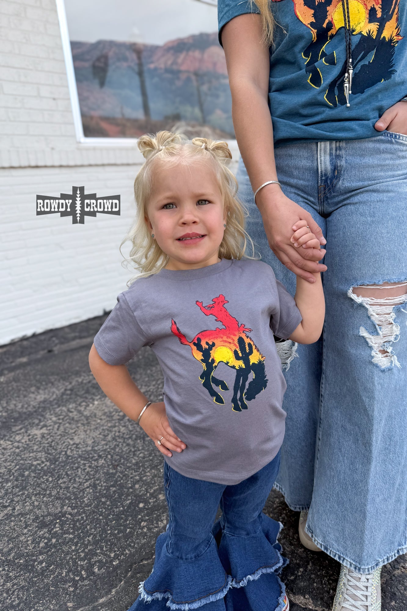 KIDS Bowie Bronc Tee - The Caffeine Cowboy