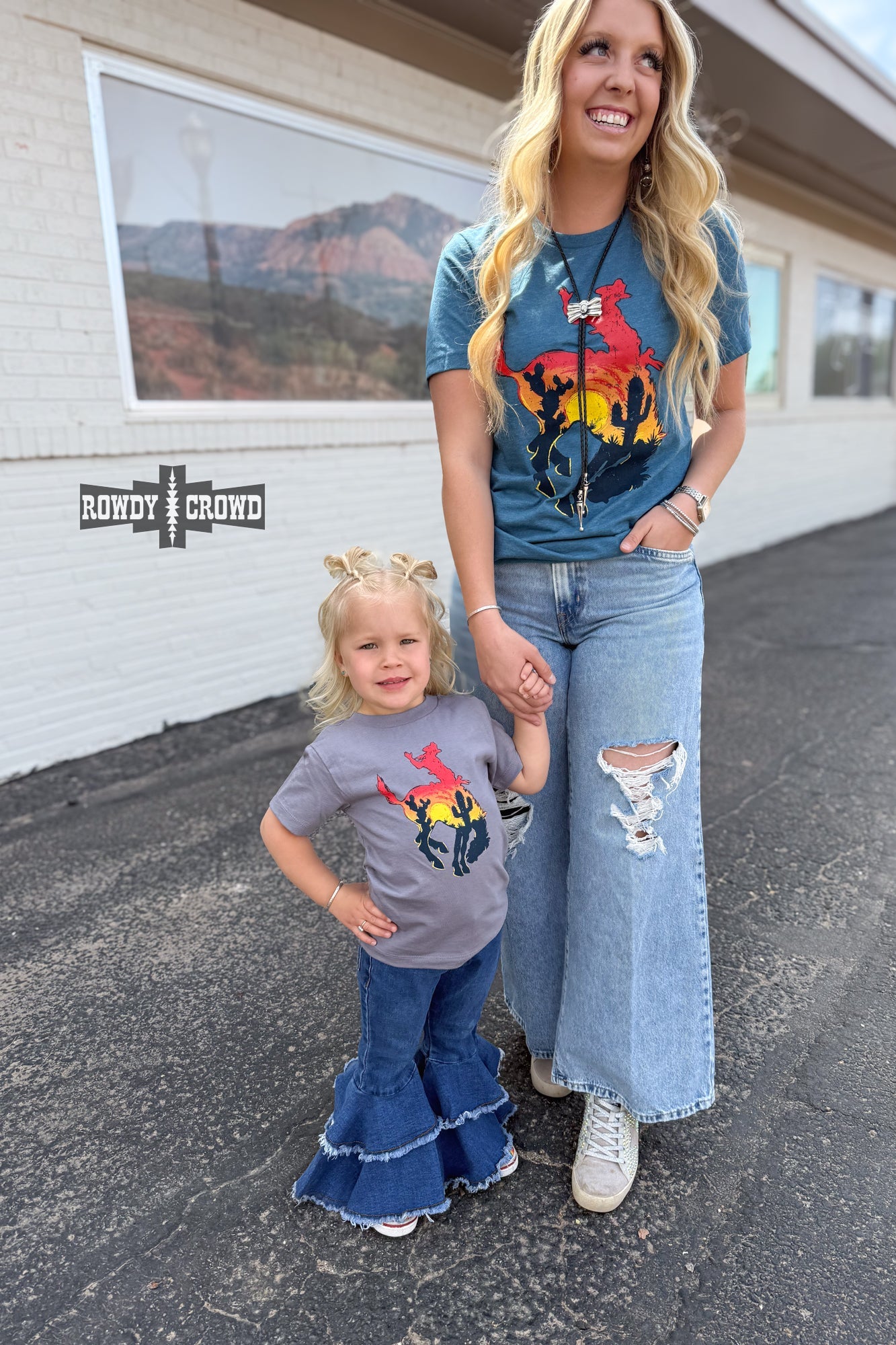 KIDS Bowie Bronc Tee - The Caffeine Cowboy