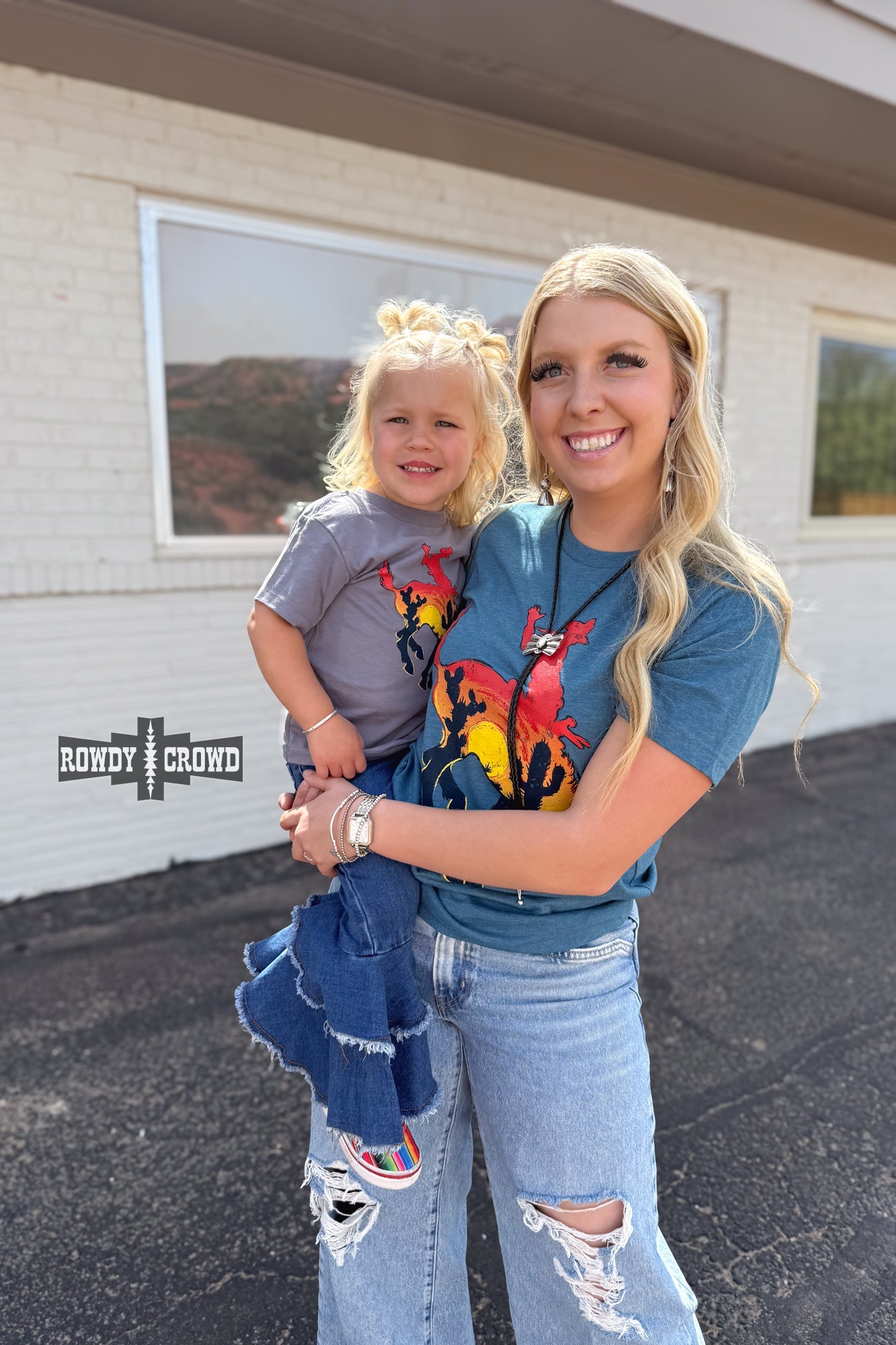 KIDS Bowie Bronc Tee - The Caffeine Cowboy