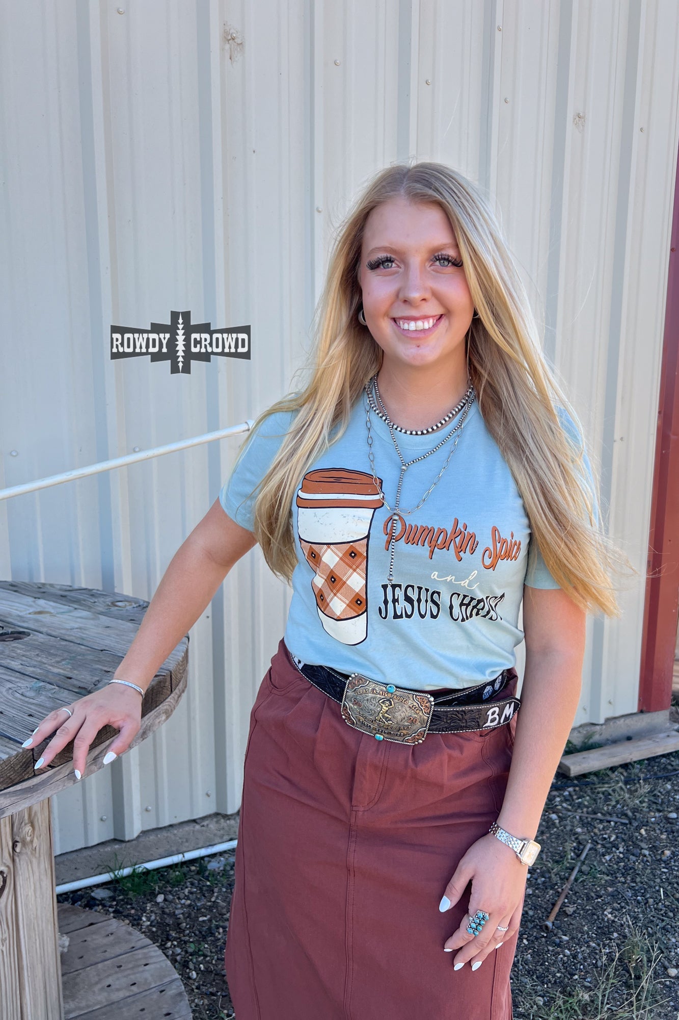 Pumpkin Spice Tee - The Caffeine Cowboy