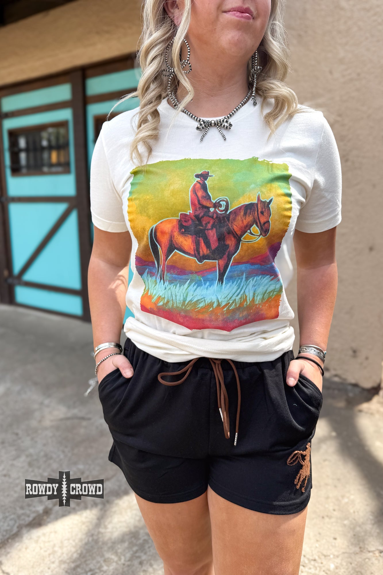 Blazin' Trails Tee - The Caffeine Cowboy