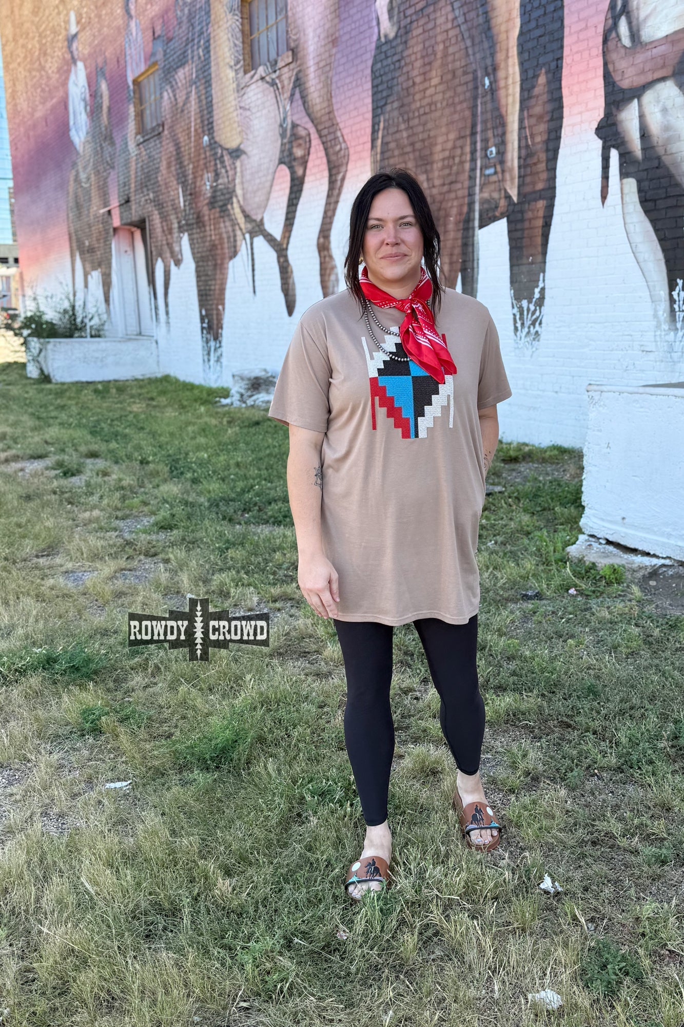 Alamosa Aztec Dress - The Caffeine Cowboy