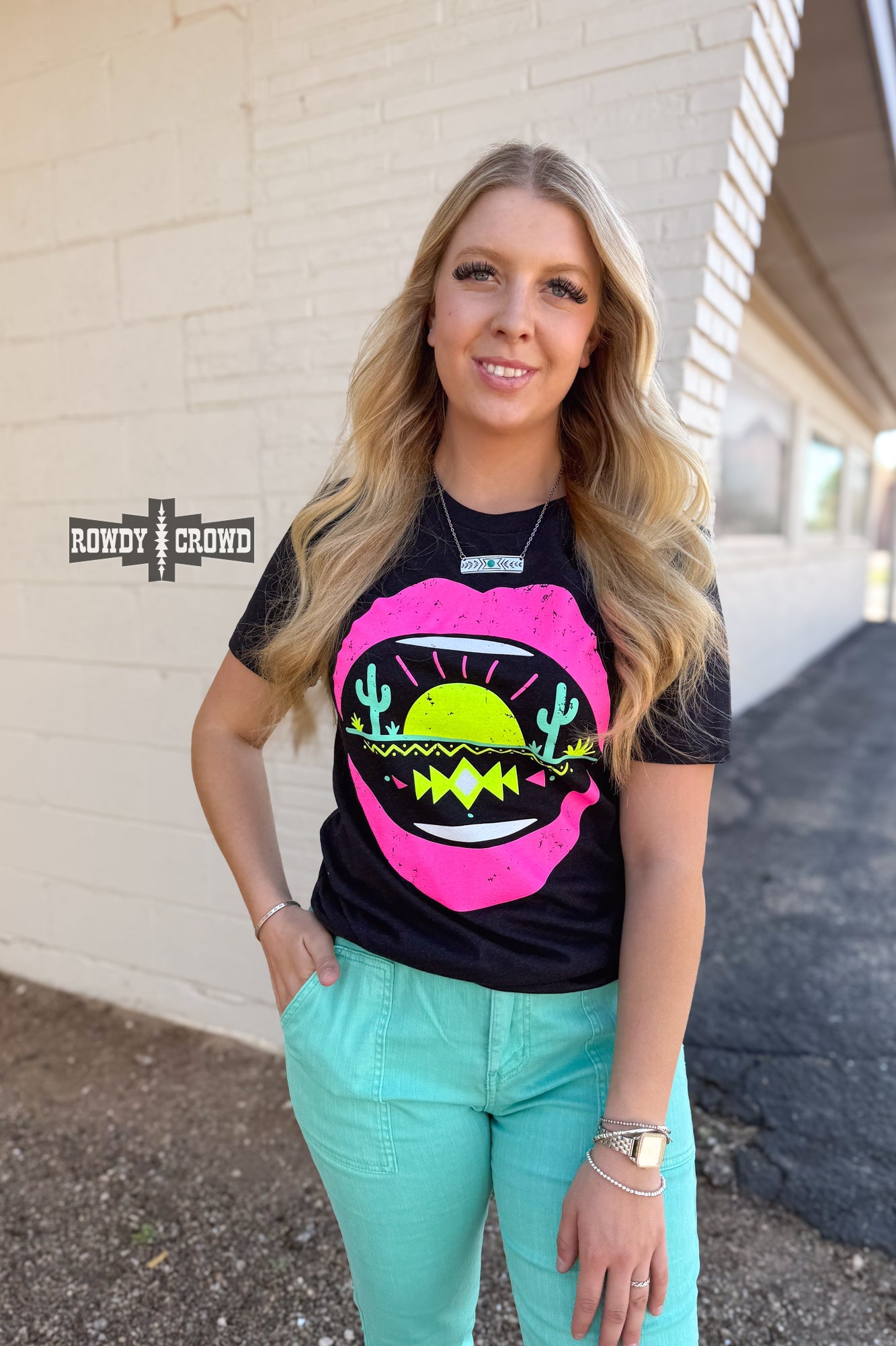 Desert Lips Tee - The Caffeine Cowboy