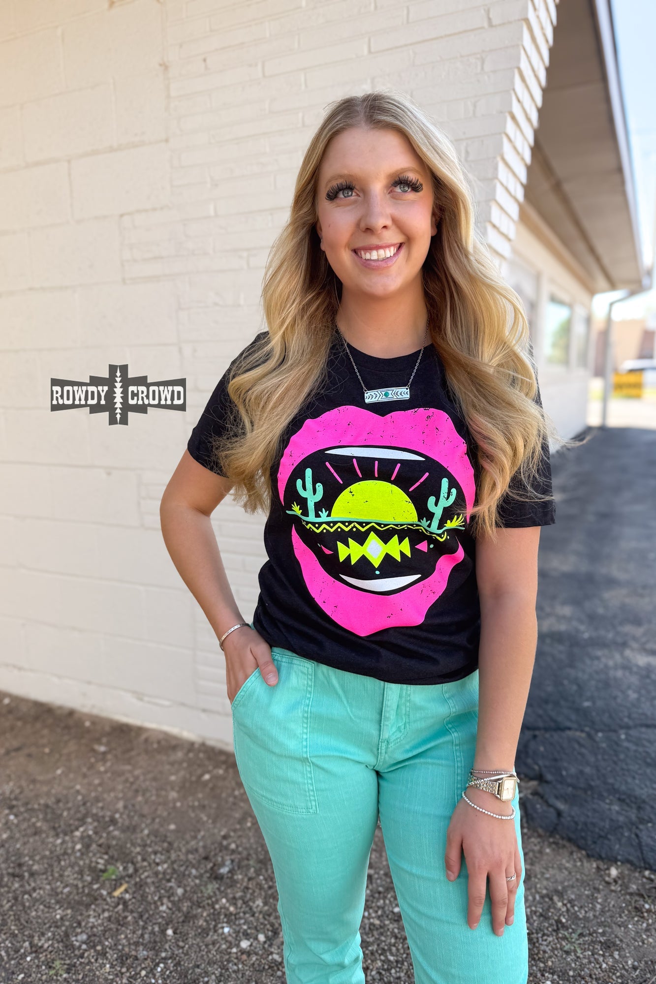 Desert Lips Tee - The Caffeine Cowboy