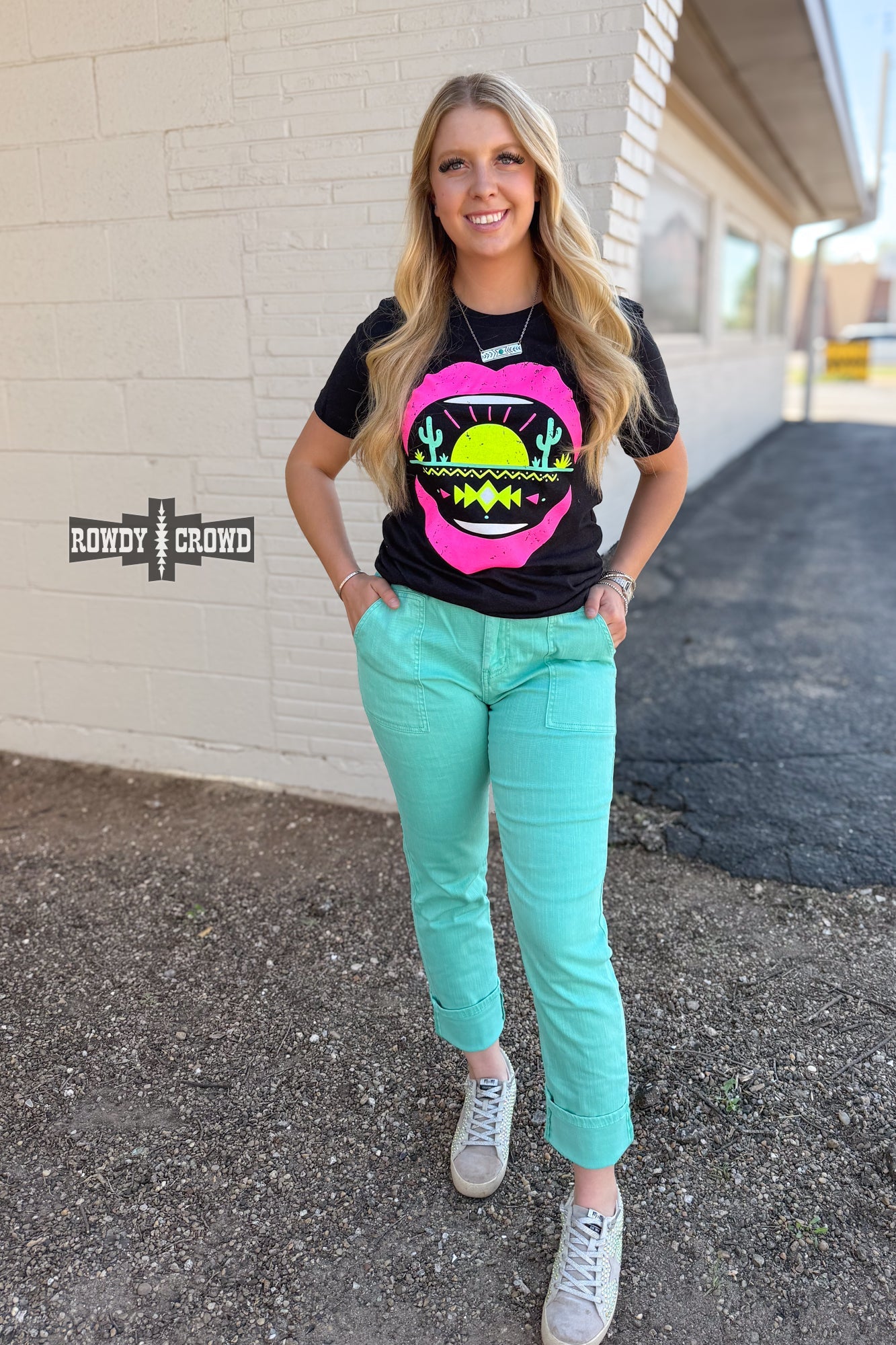 Desert Lips Tee - The Caffeine Cowboy