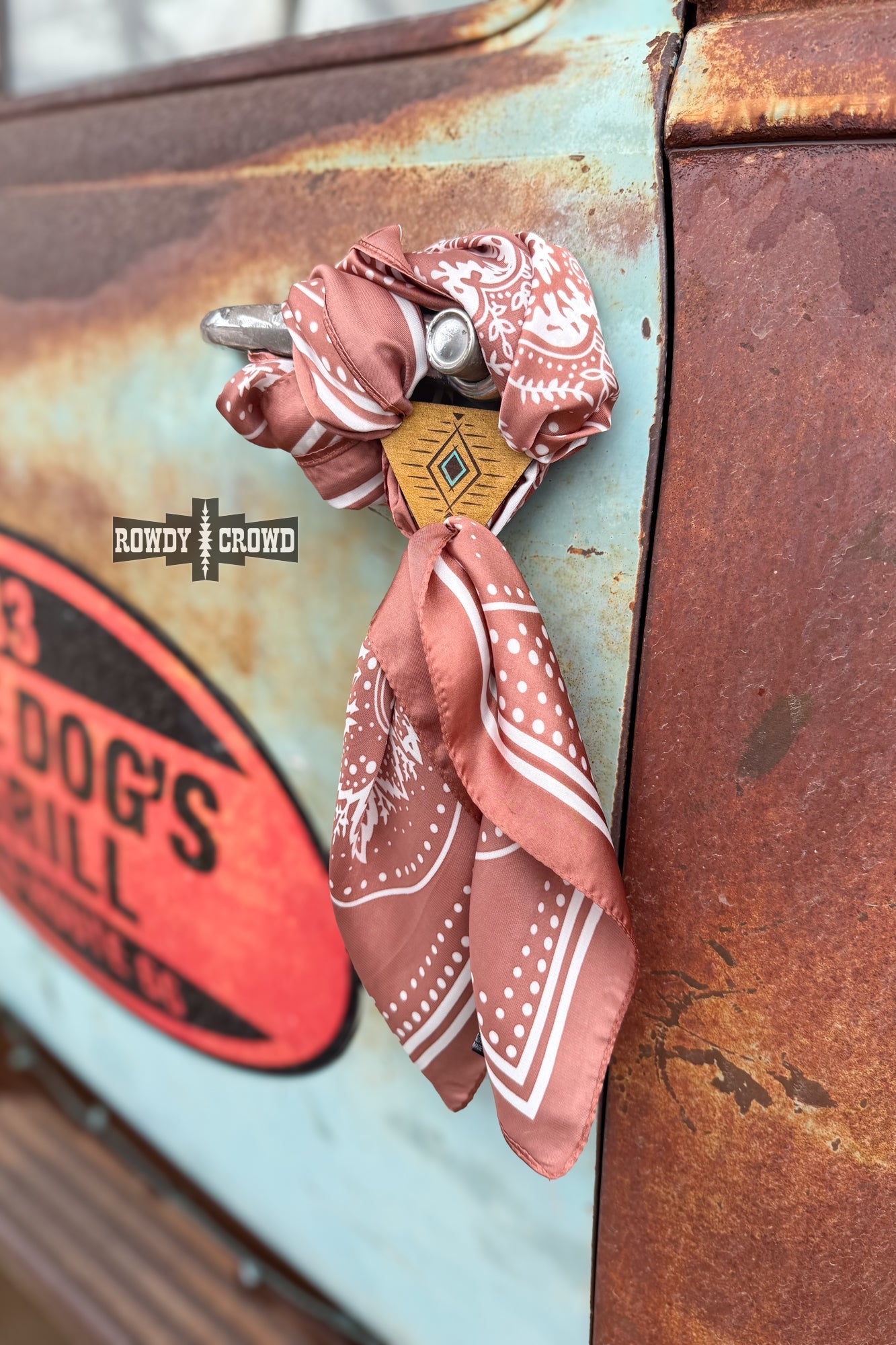 Cowboy Way Scarf Slides - The Caffeine Cowboy