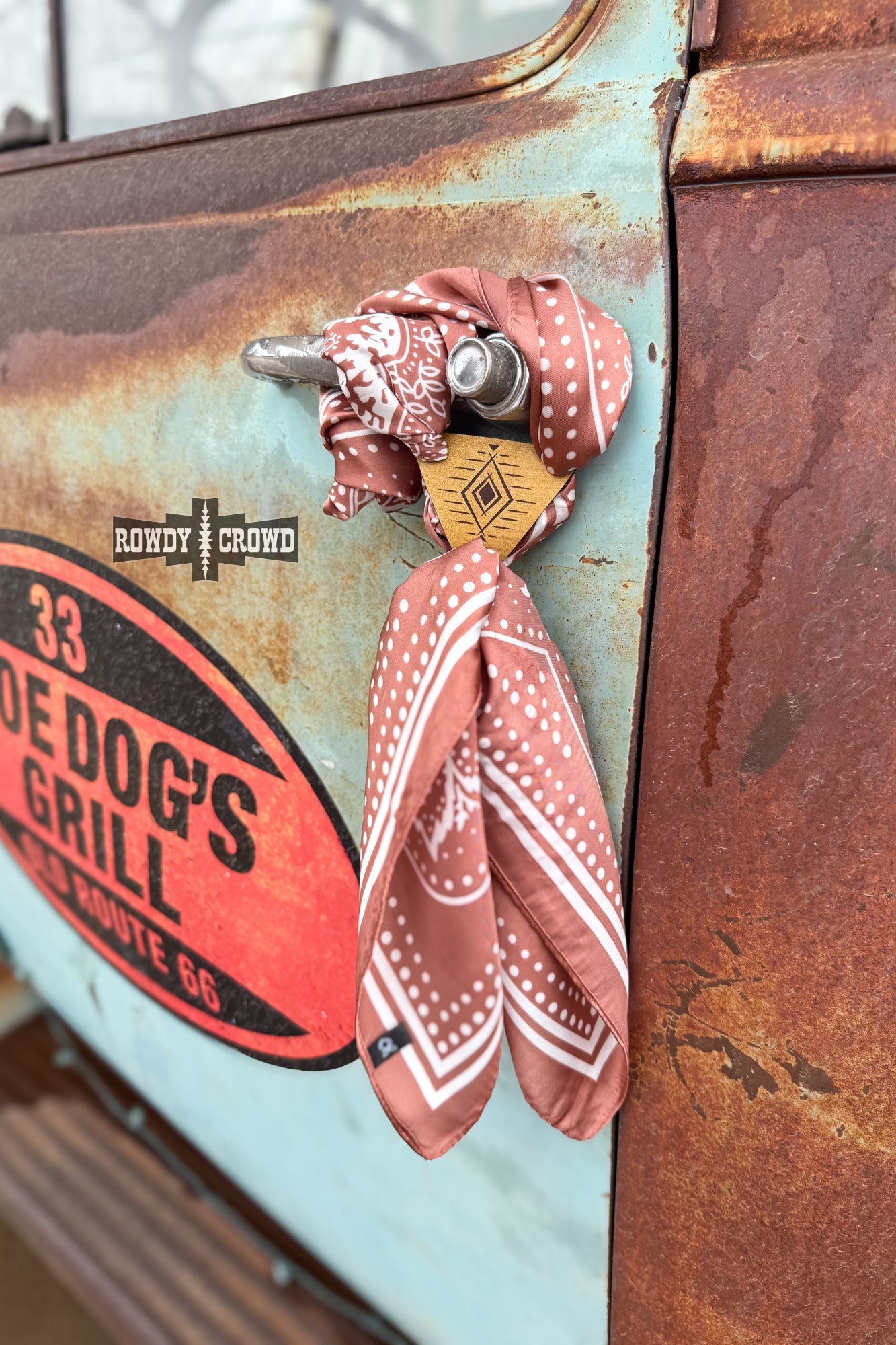 Cowboy Way Scarf Slides - The Caffeine Cowboy