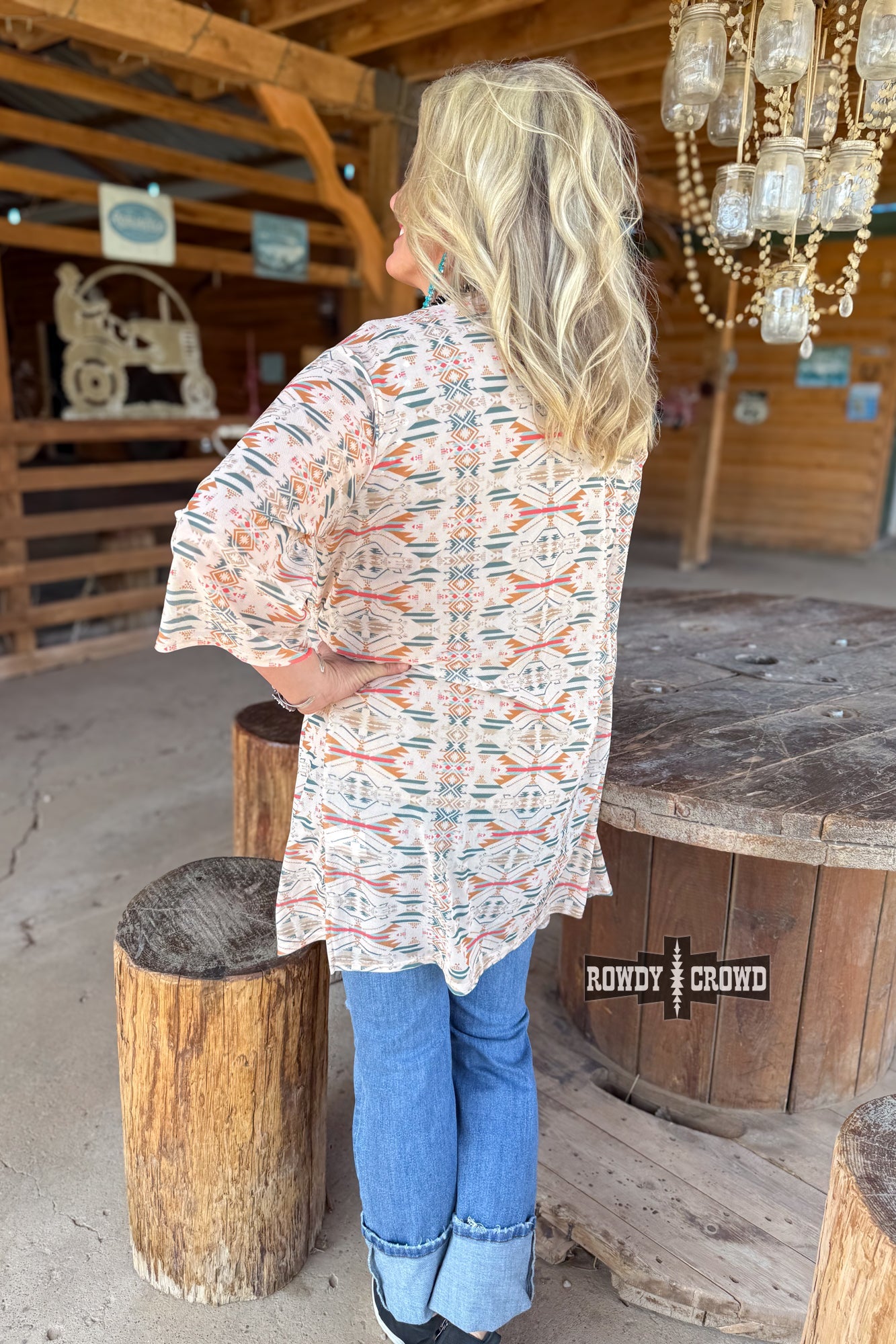 Acoma Aztec Short Duster - The Caffeine Cowboy
