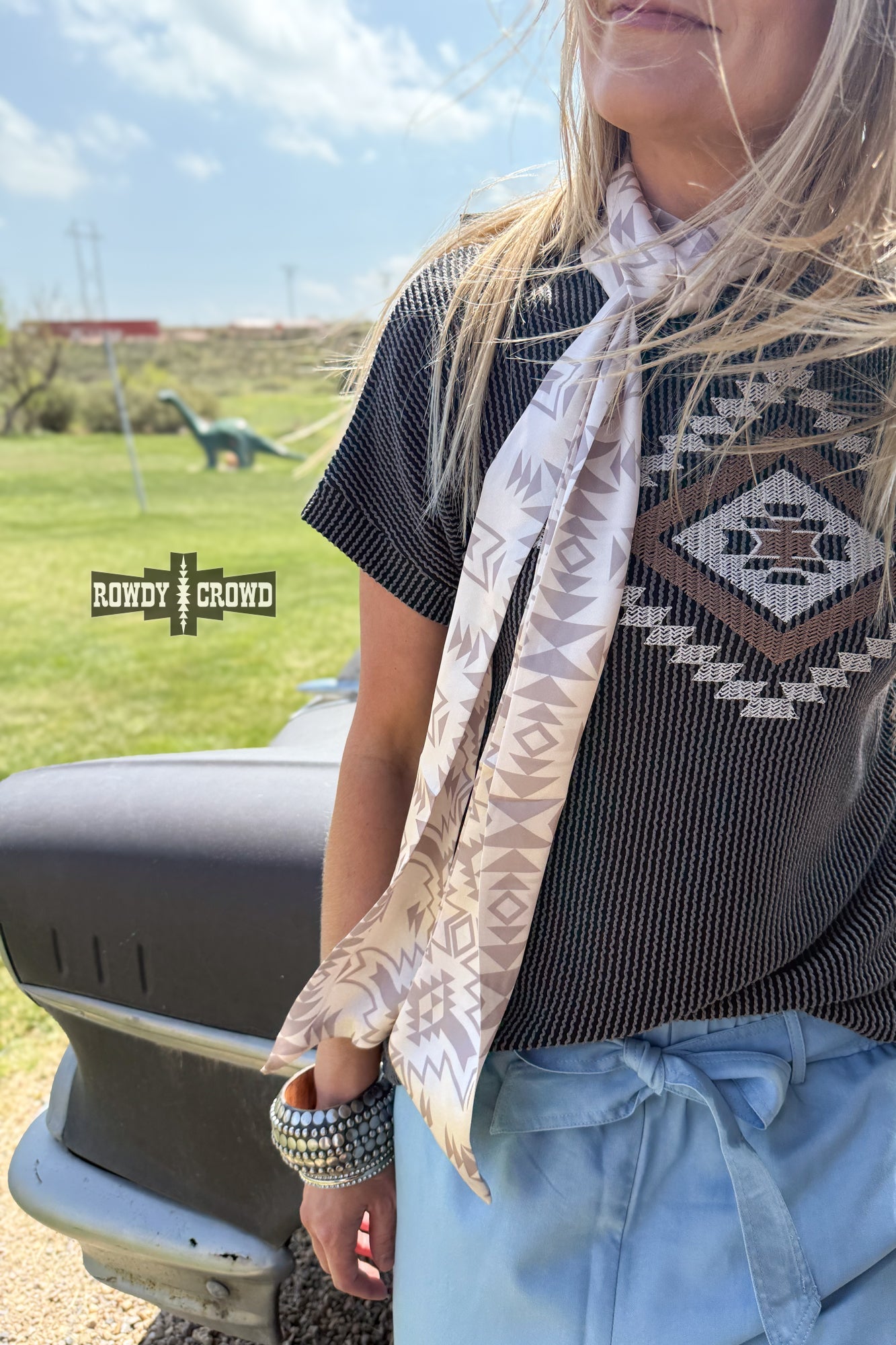 Los Altos Long Scarf - The Caffeine Cowboy