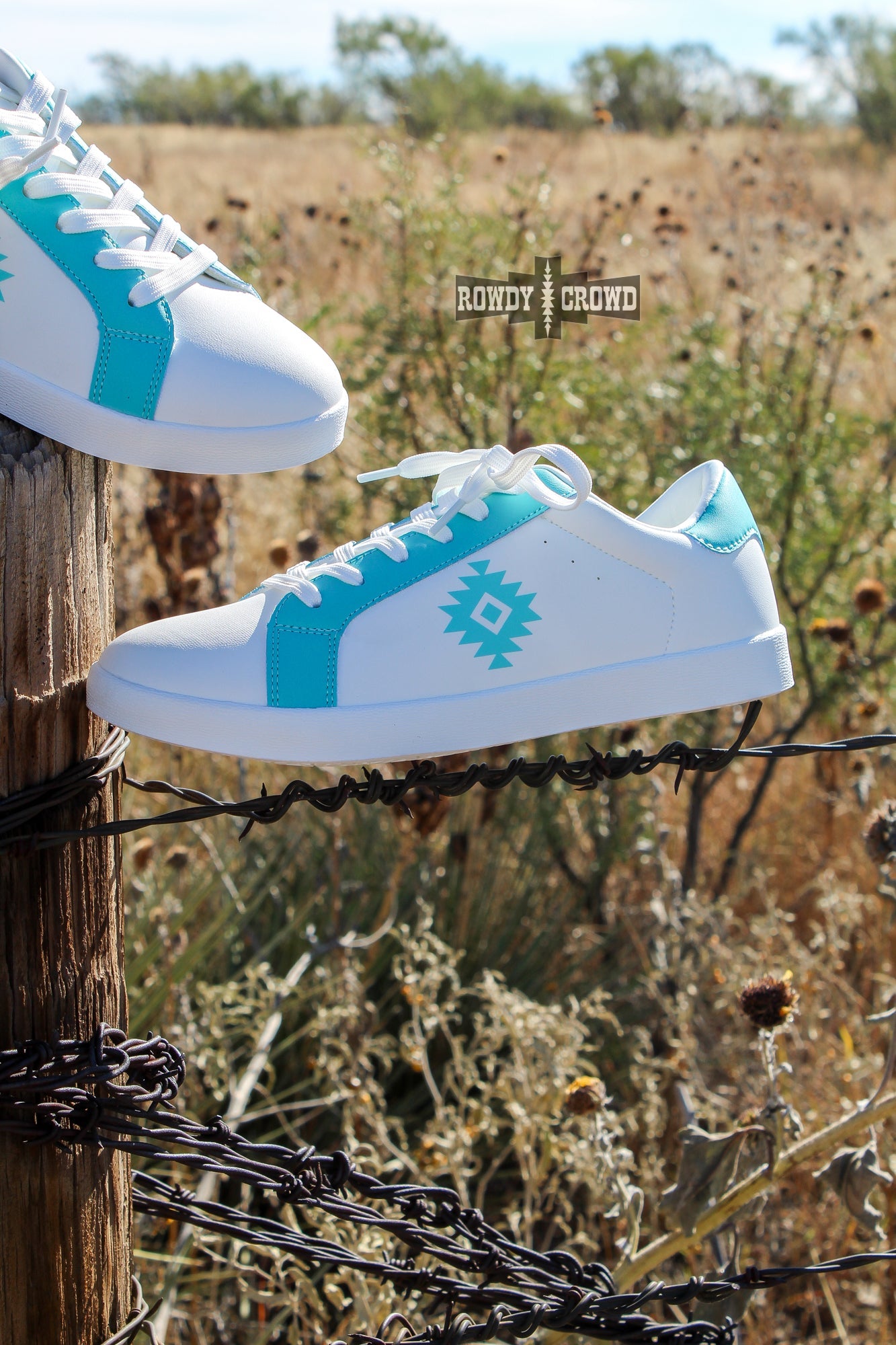 Aztec Sky Sneakers - The Caffeine Cowboy