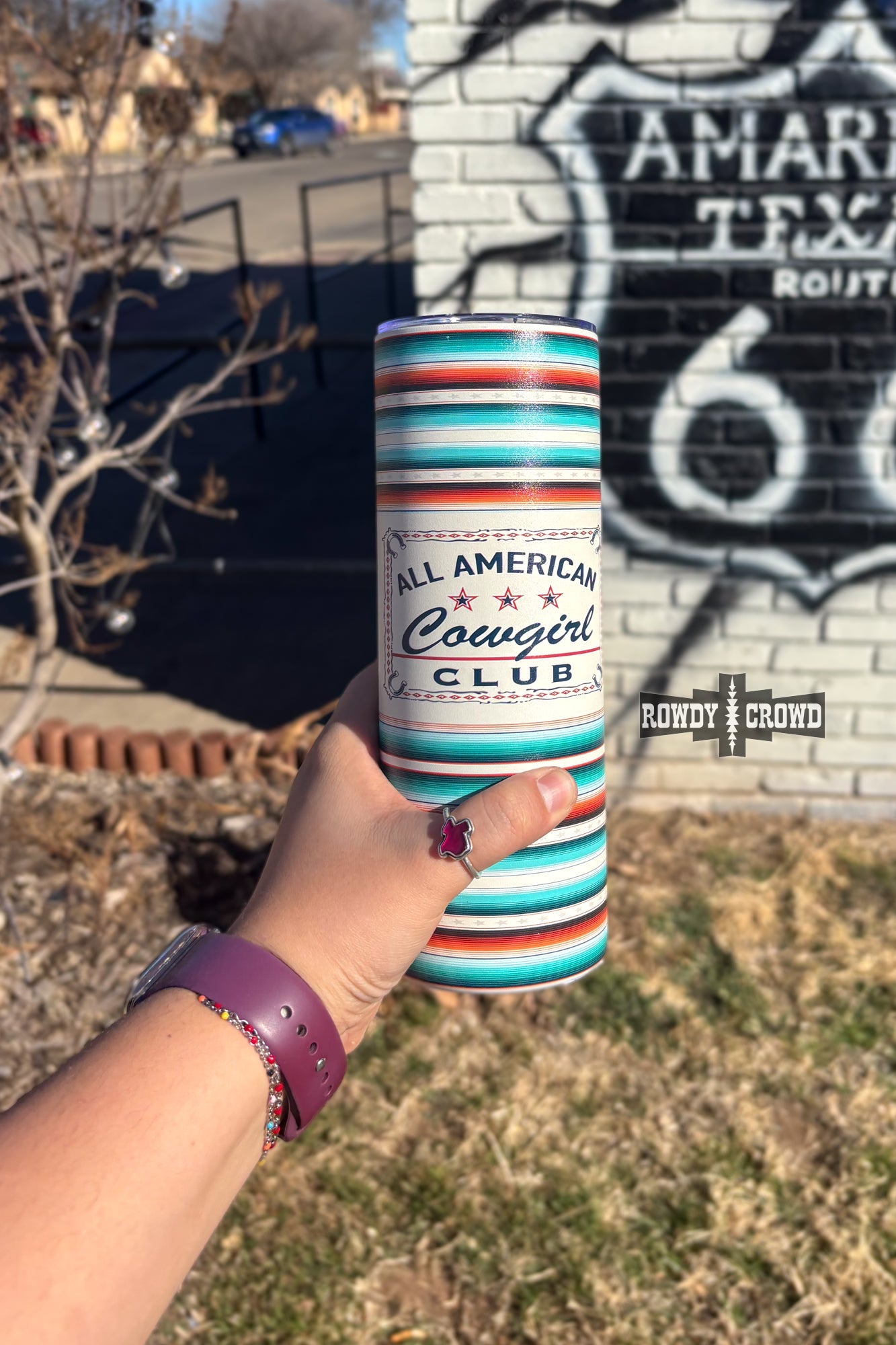 Americana Cowgirl Tumbler - The Caffeine Cowboy
