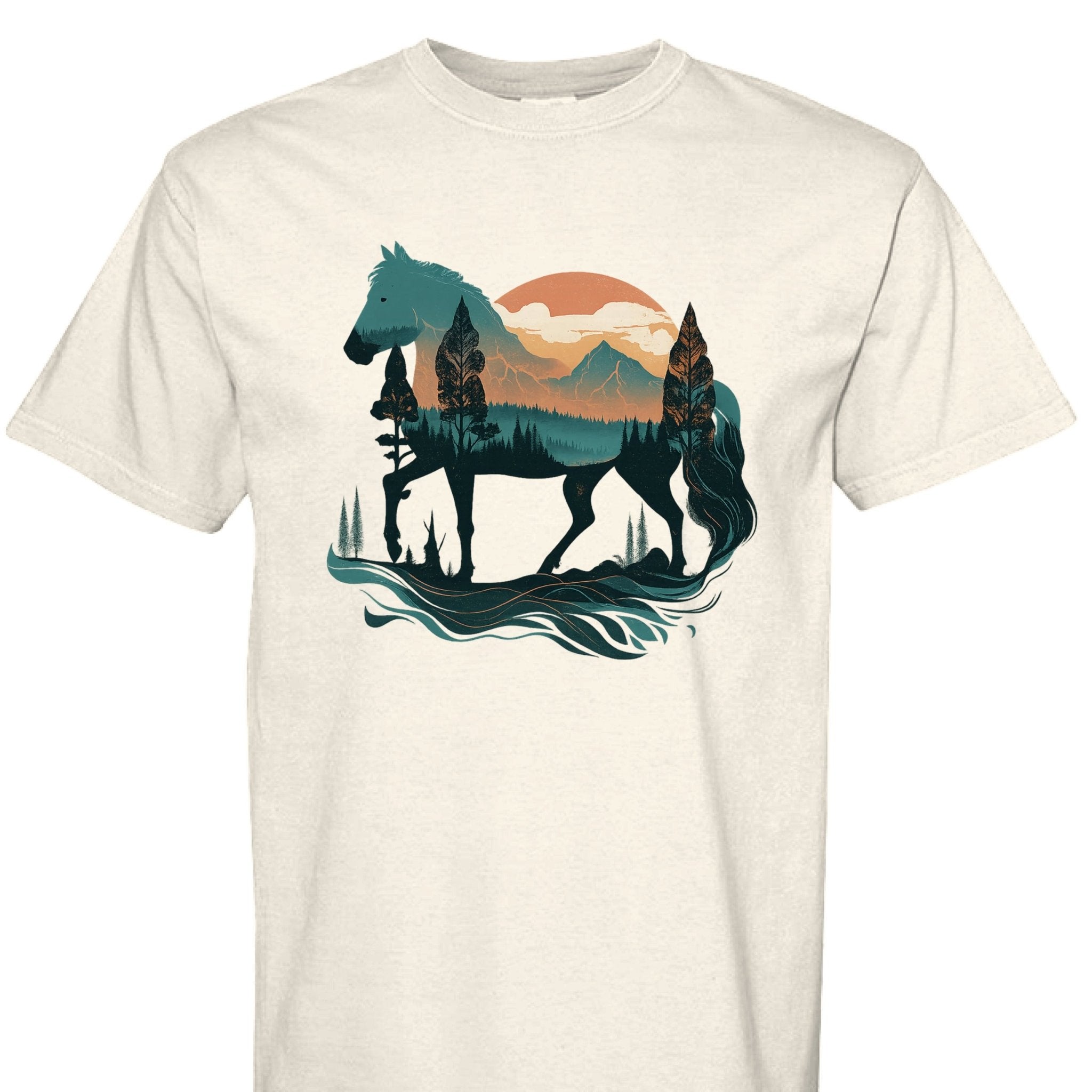 Wild Horse Mountain Tee - The Caffeine Cowboy