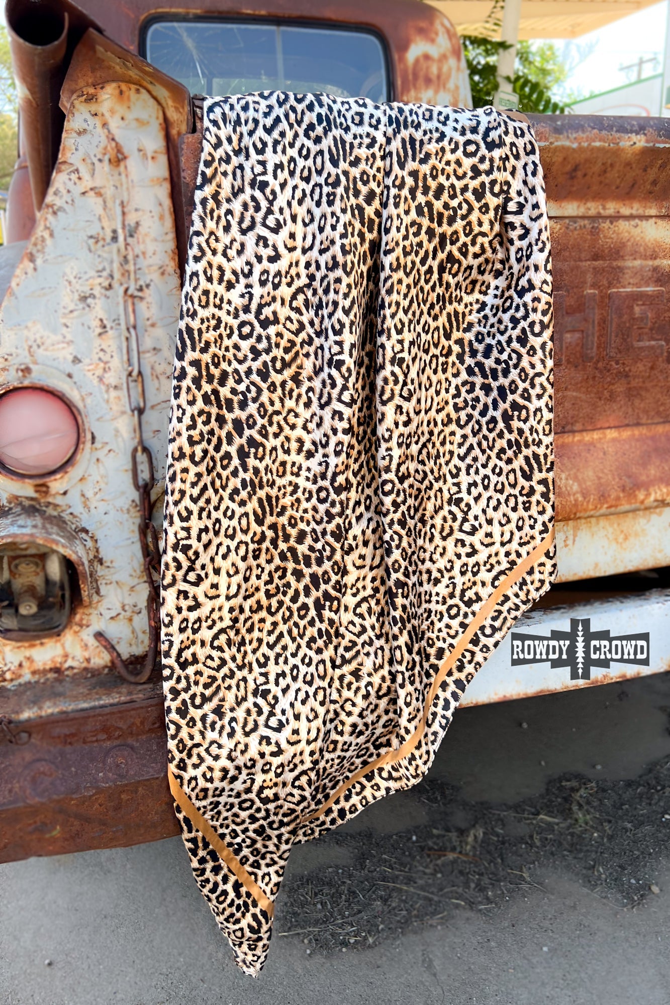 Liberty Leopard Wild Rag/ Scarf - The Caffeine Cowboy