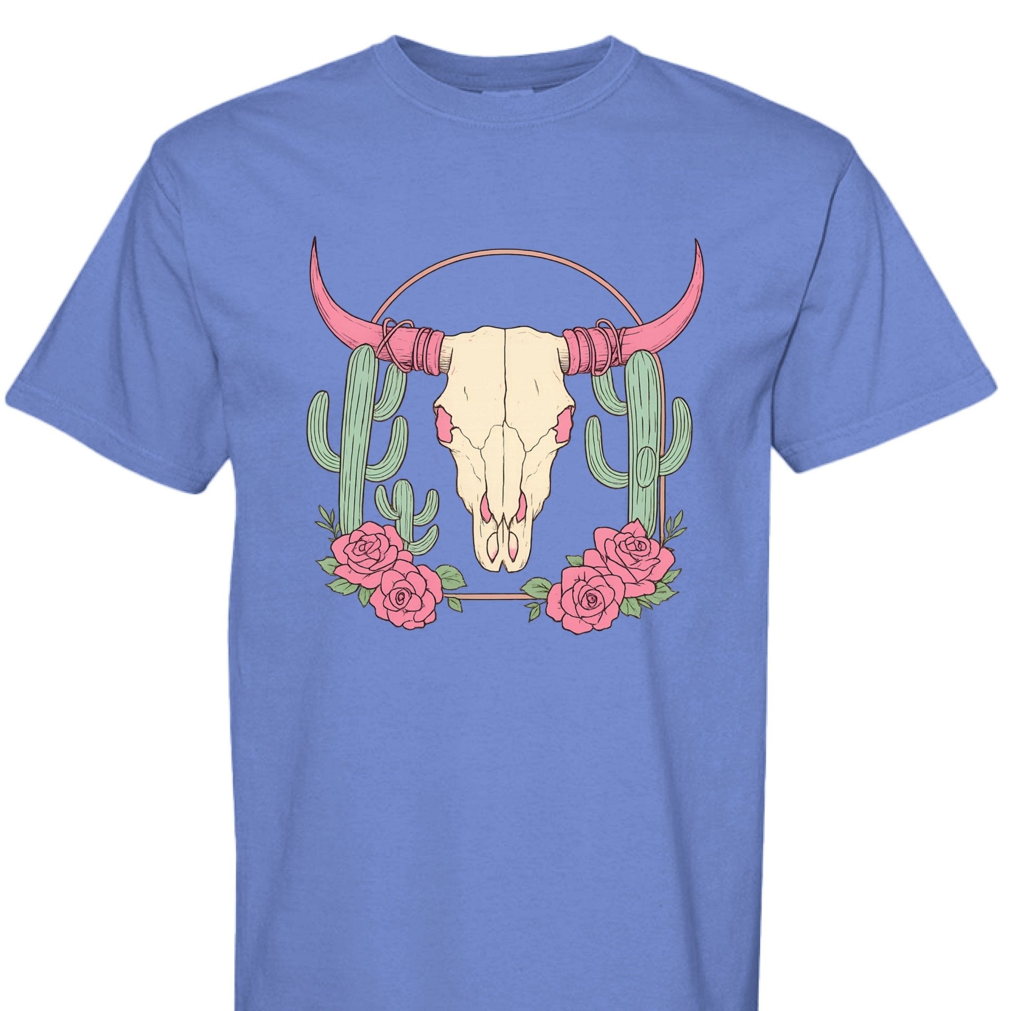 Boho Western skull - The Caffeine Cowboy