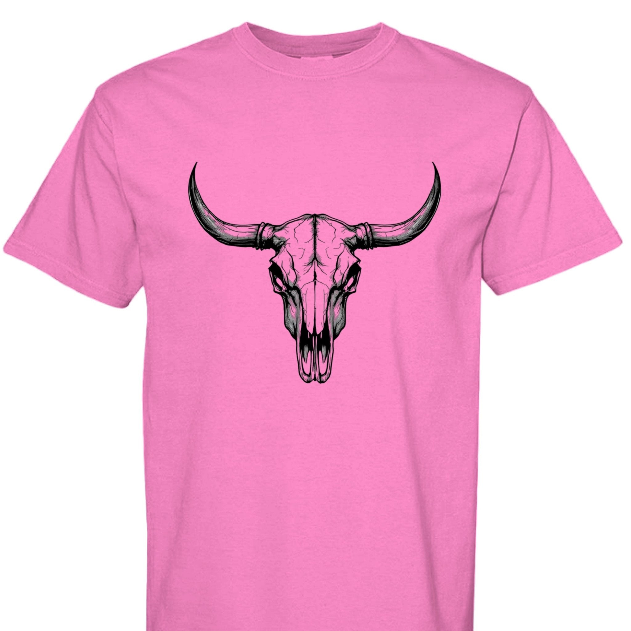 Western Bull Skull - The Caffeine Cowboy