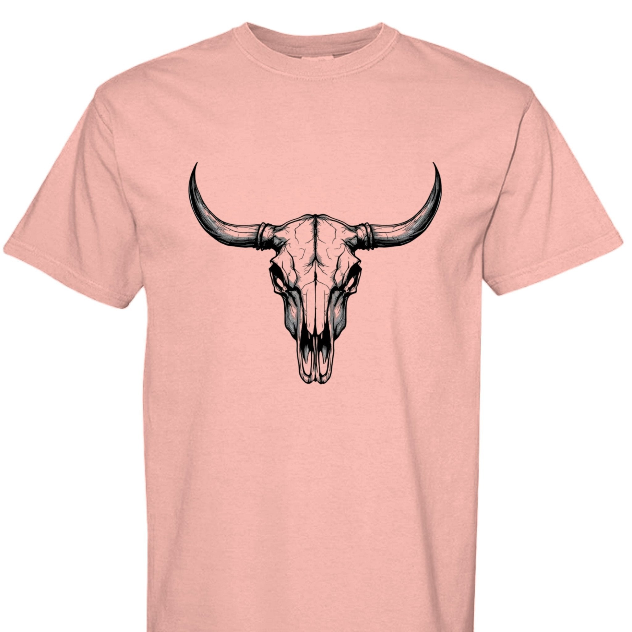 Western Bull Skull - The Caffeine Cowboy