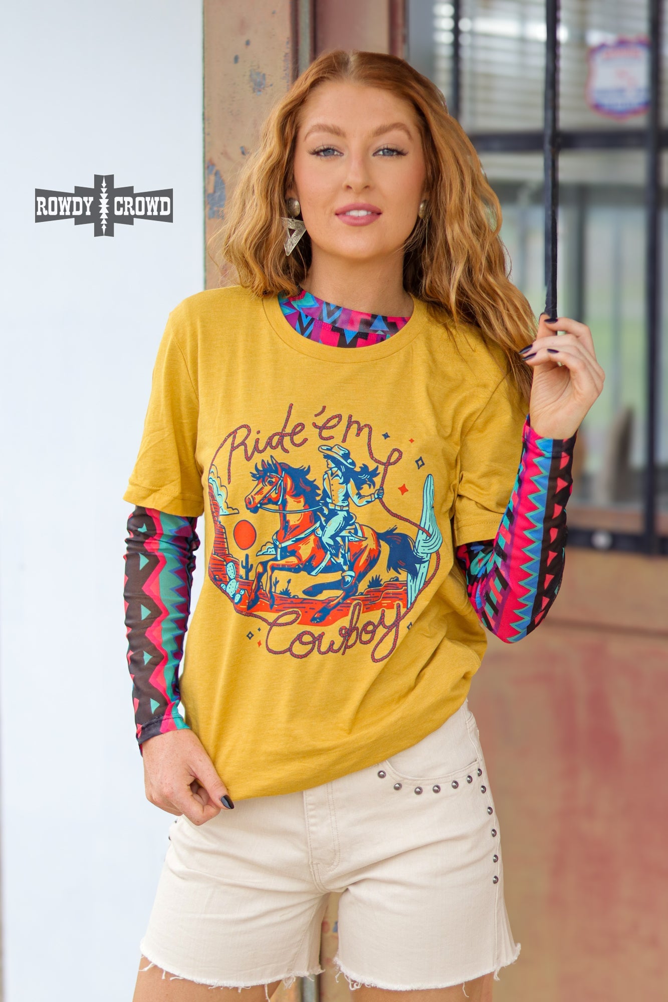 Ride 'Em Cowboy Tee - The Caffeine Cowboy