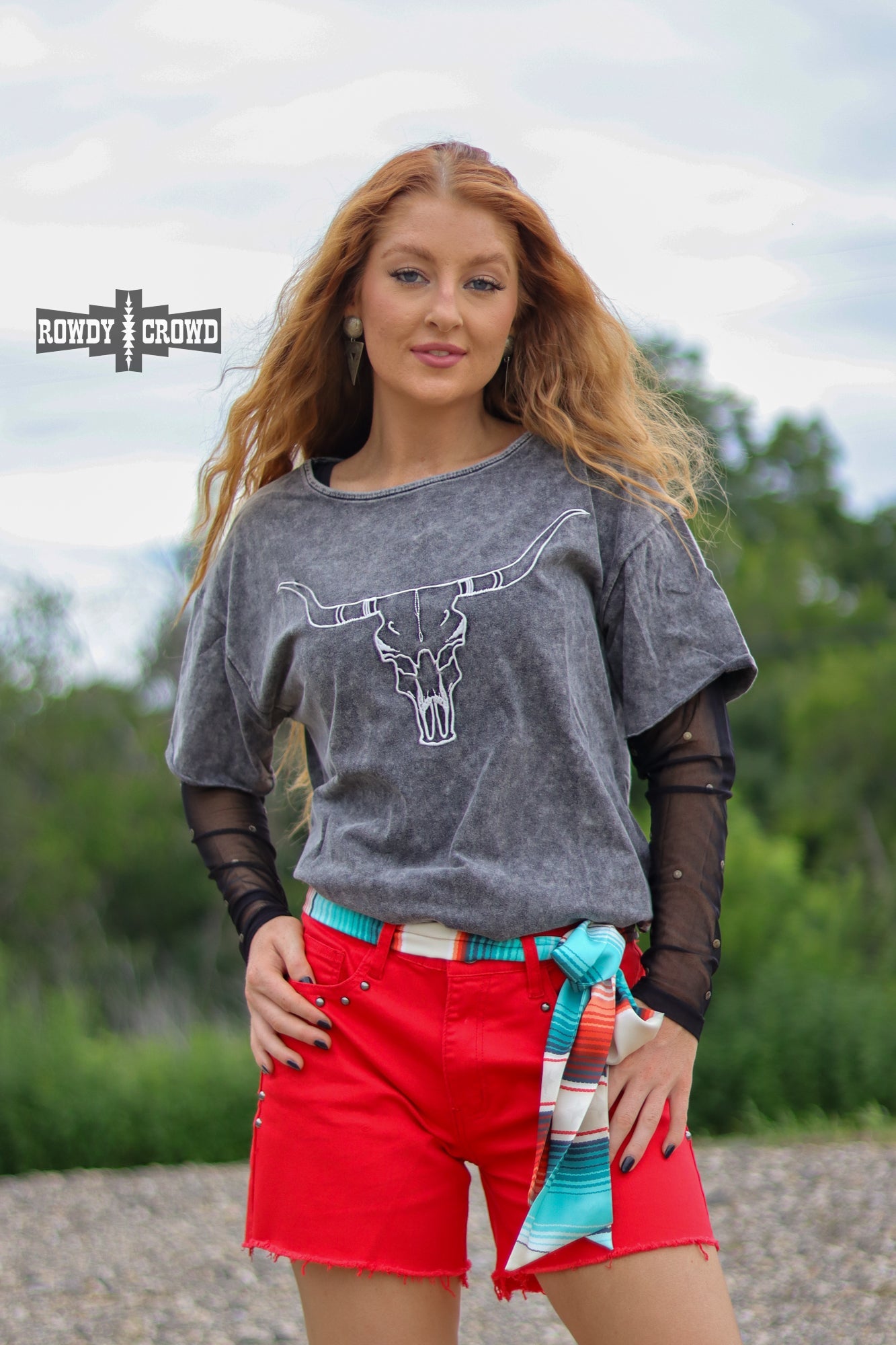Lone Star Steer Top - The Caffeine Cowboy