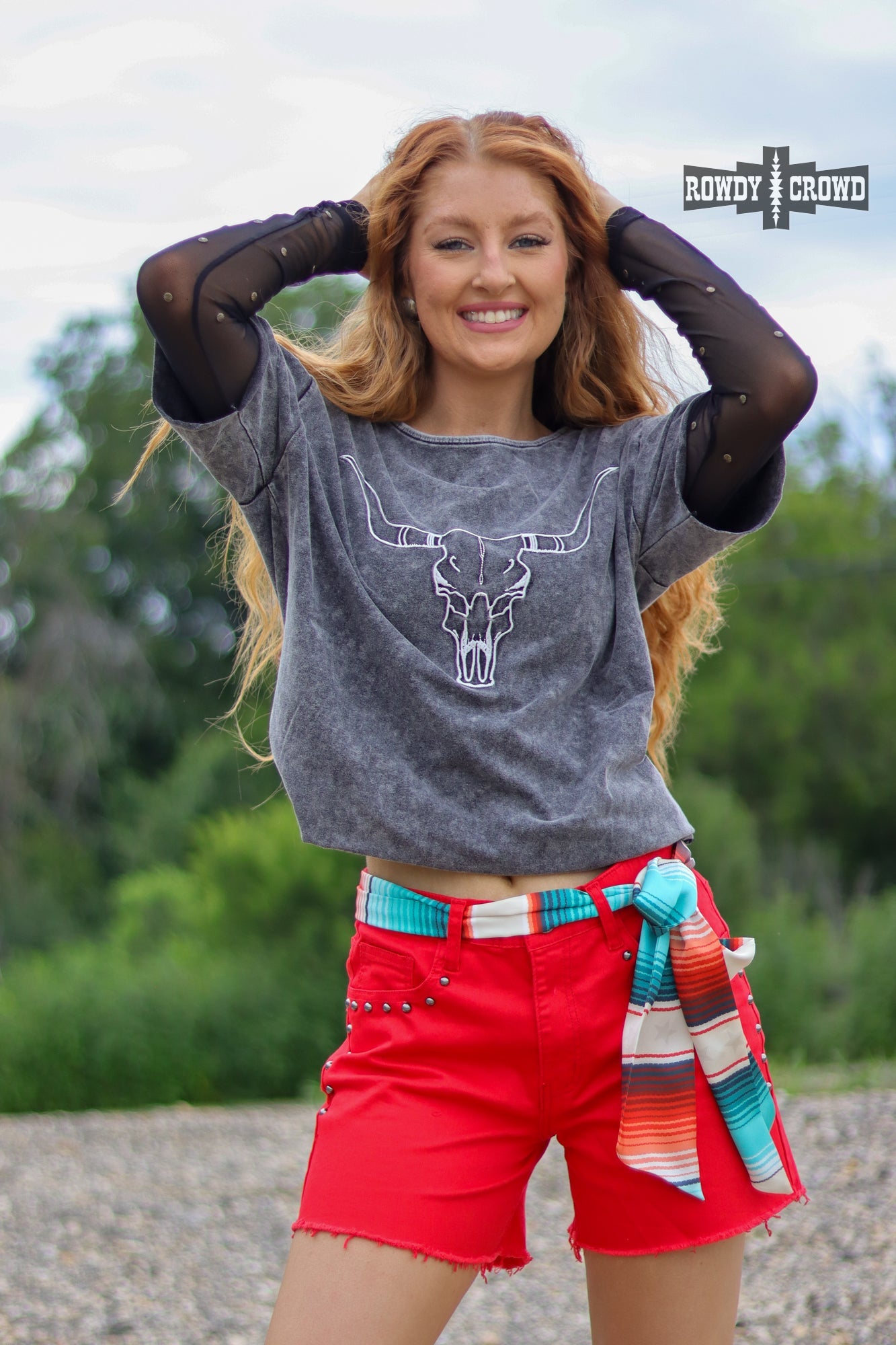 Lone Star Steer Top - The Caffeine Cowboy