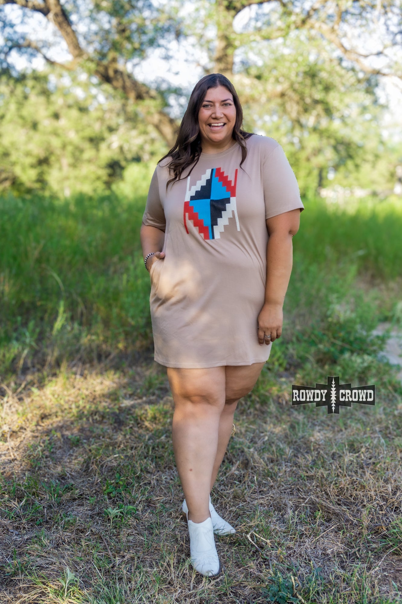 Alamosa Aztec Dress - The Caffeine Cowboy