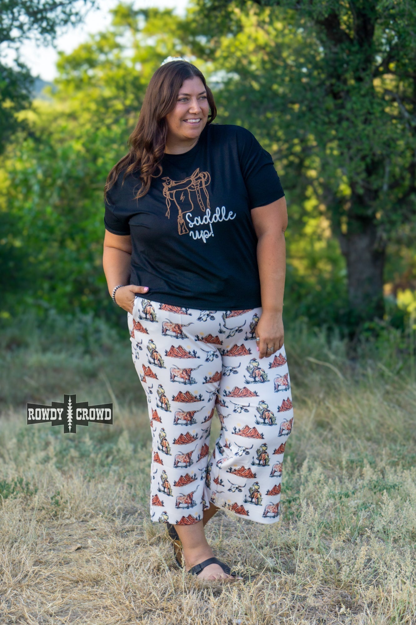 Saddle Up Tee - The Caffeine Cowboy