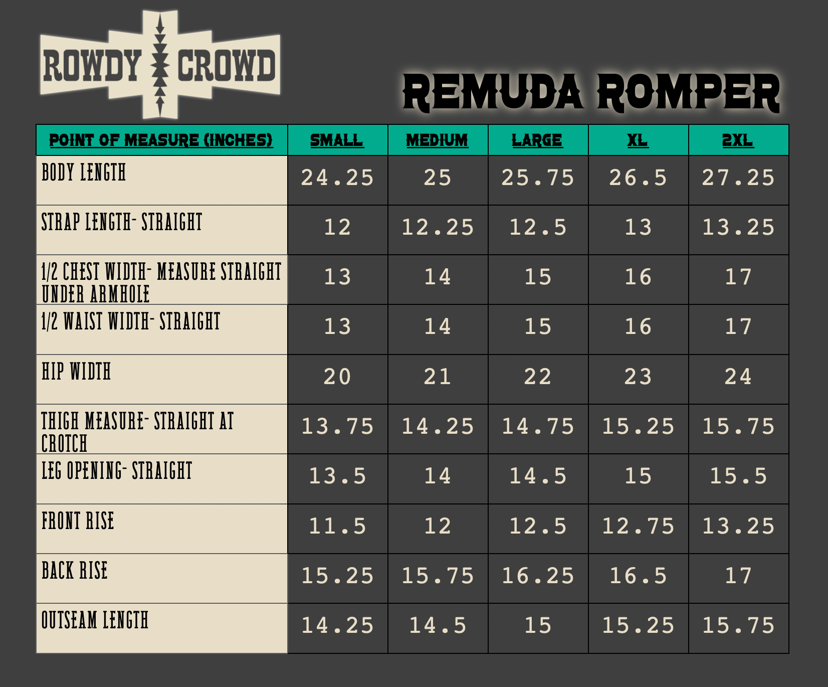 Remuda Romper - The Caffeine Cowboy