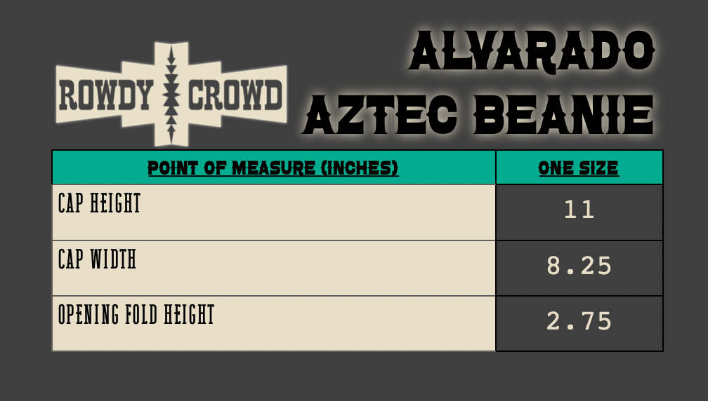 Alvarado Aztec Beanie - The Caffeine Cowboy
