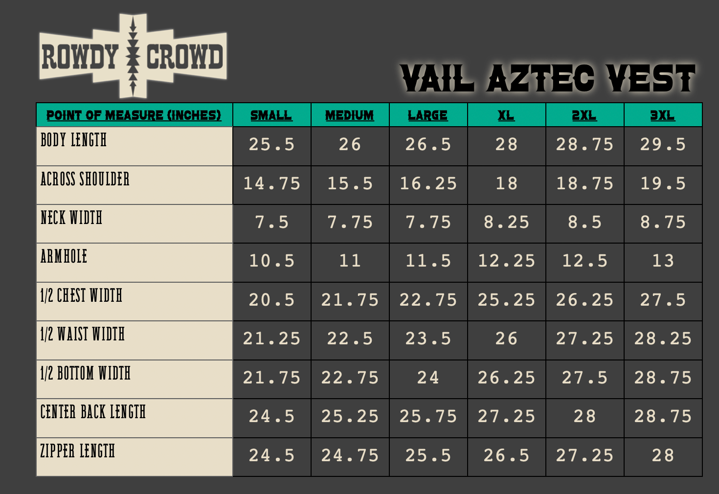 Vail Aztec Vest - The Caffeine Cowboy