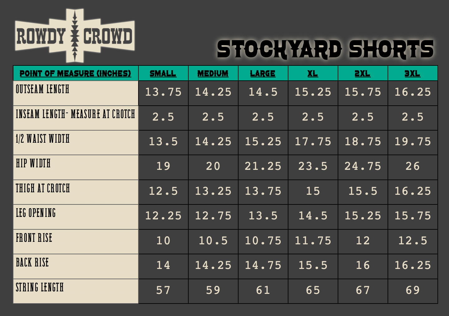Stockyard Shorts - The Caffeine Cowboy