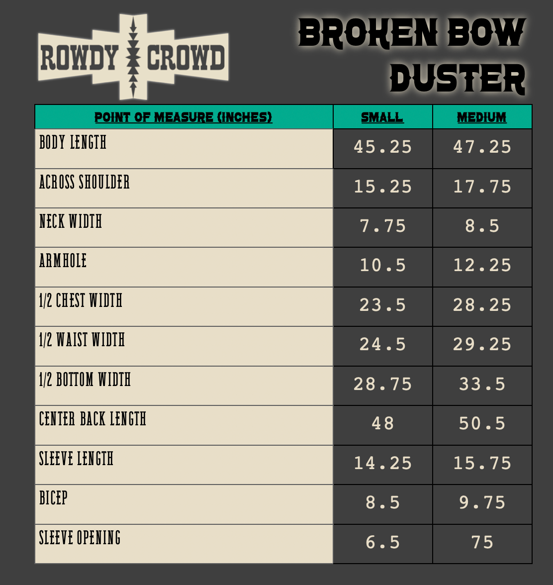 Broken Bow Duster - The Caffeine Cowboy