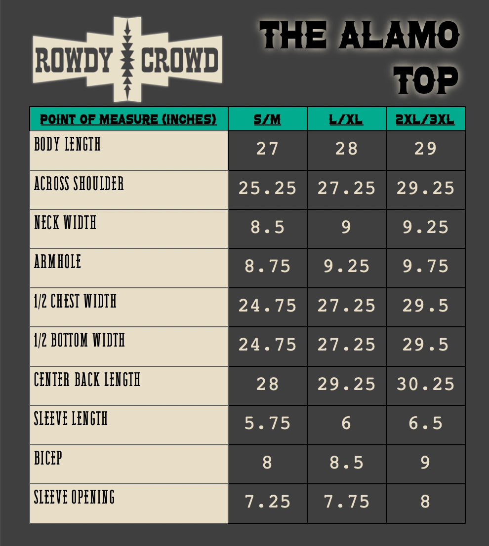The Alamo Top - The Caffeine Cowboy