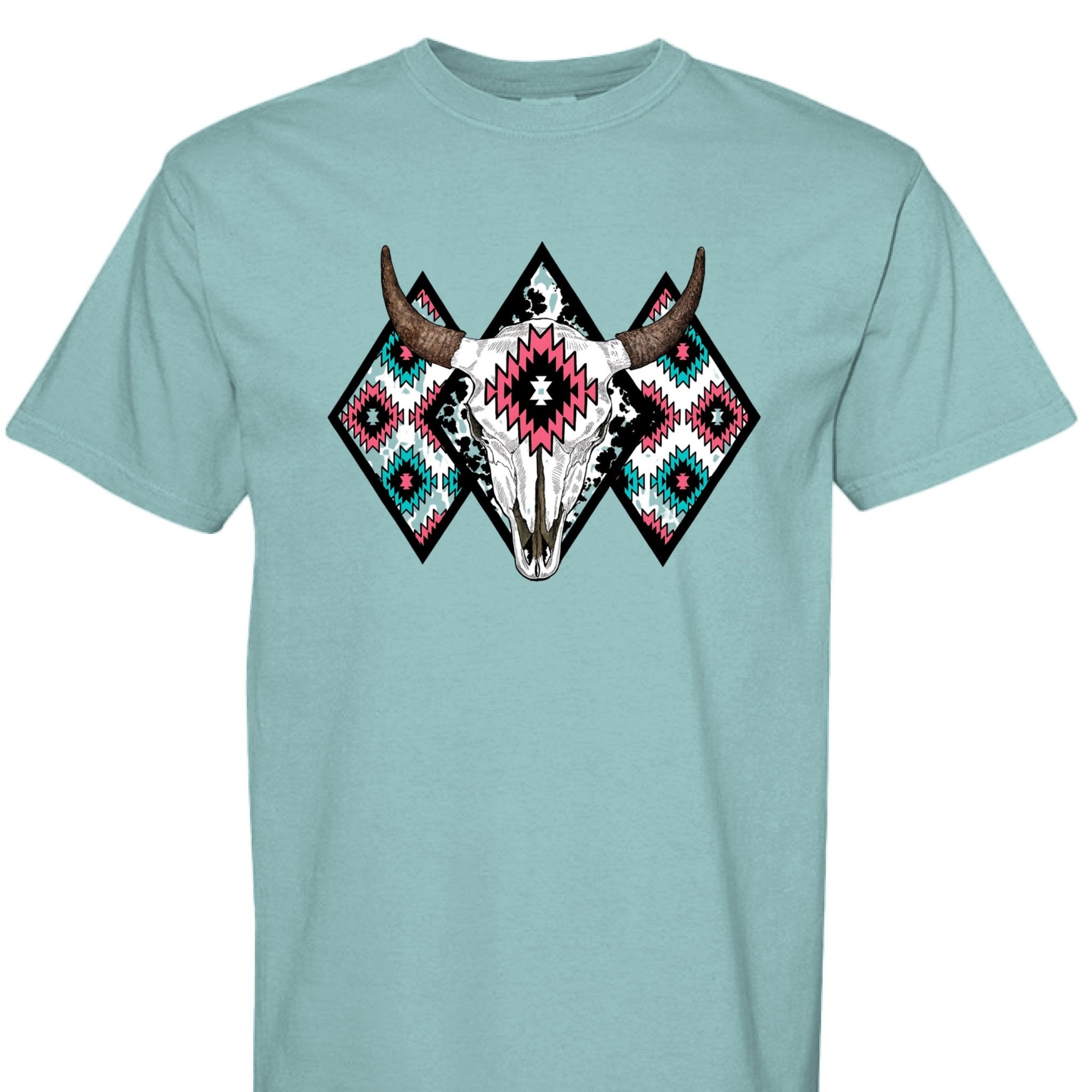 Aztec skull - The Caffeine Cowboy