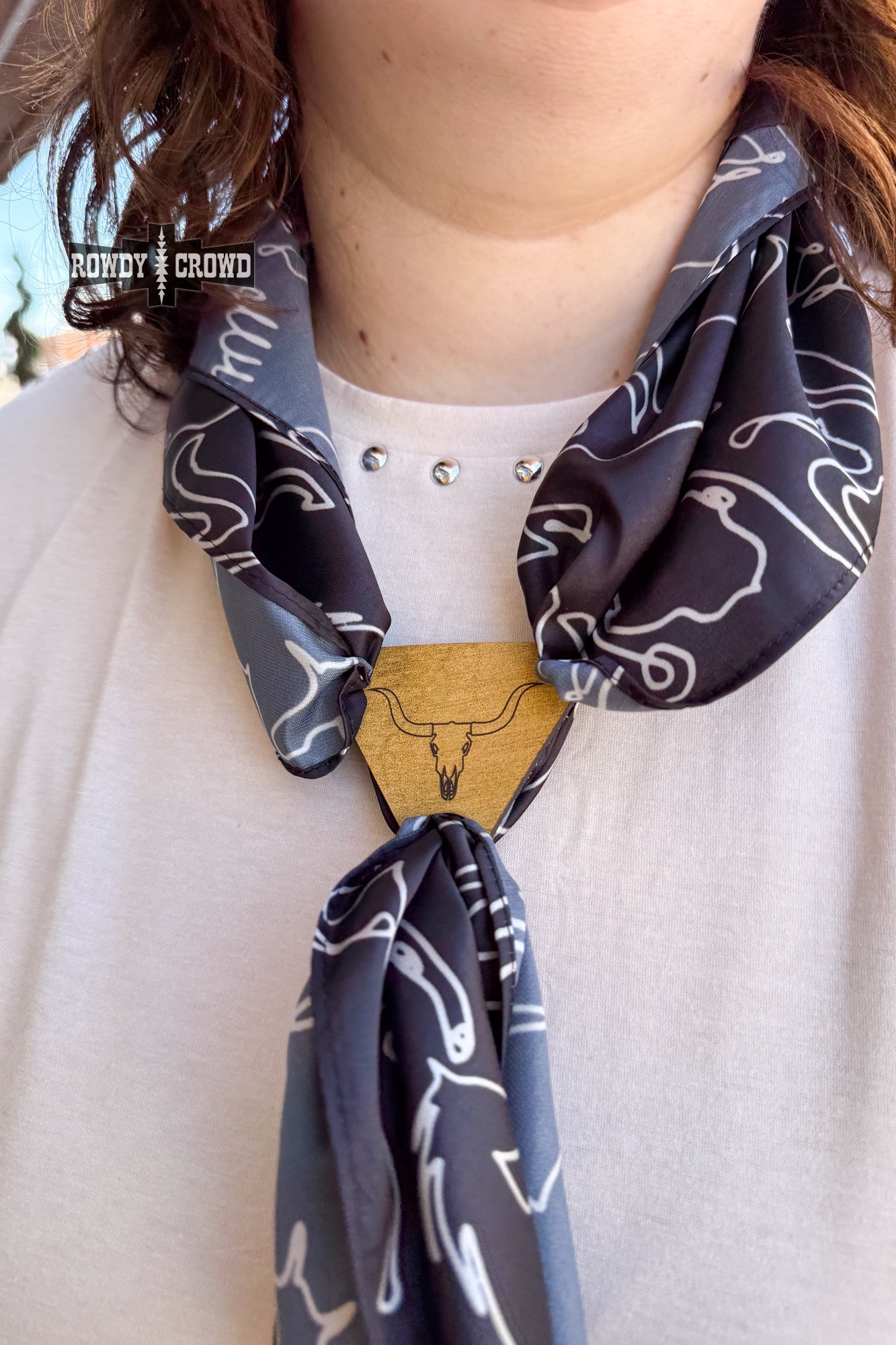 Seminole Skull Scarf Slide - The Caffeine Cowboy
