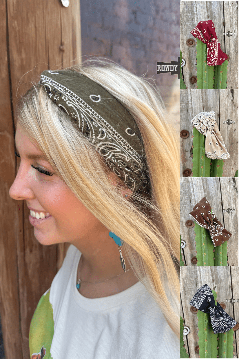 Bandit Bandana Headbands - The Caffeine Cowboy
