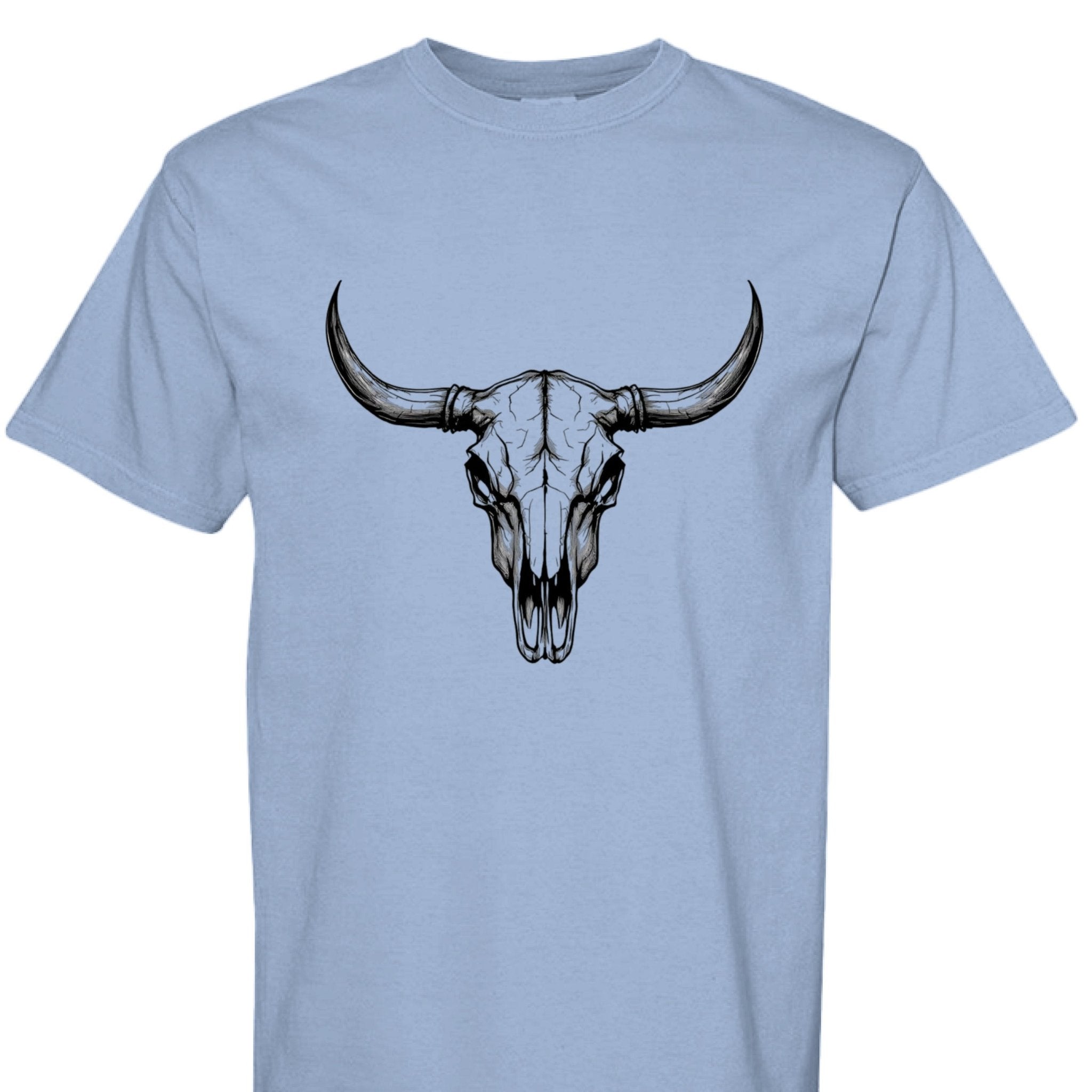 Western Bull Skull - The Caffeine Cowboy