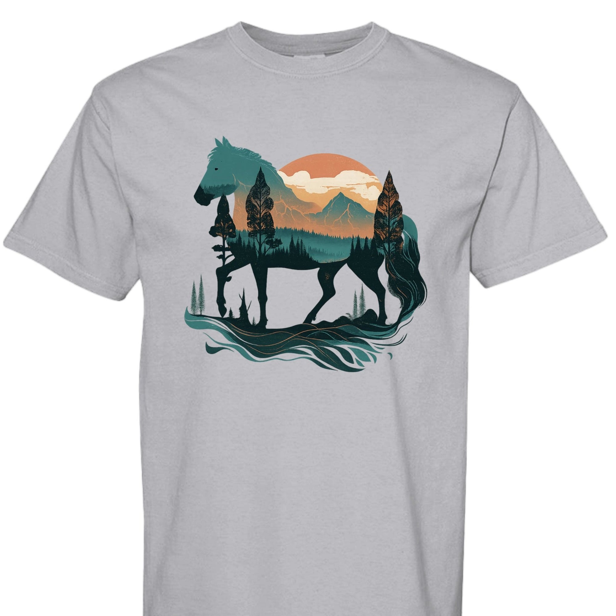 Wild Horse Mountain Tee - The Caffeine Cowboy