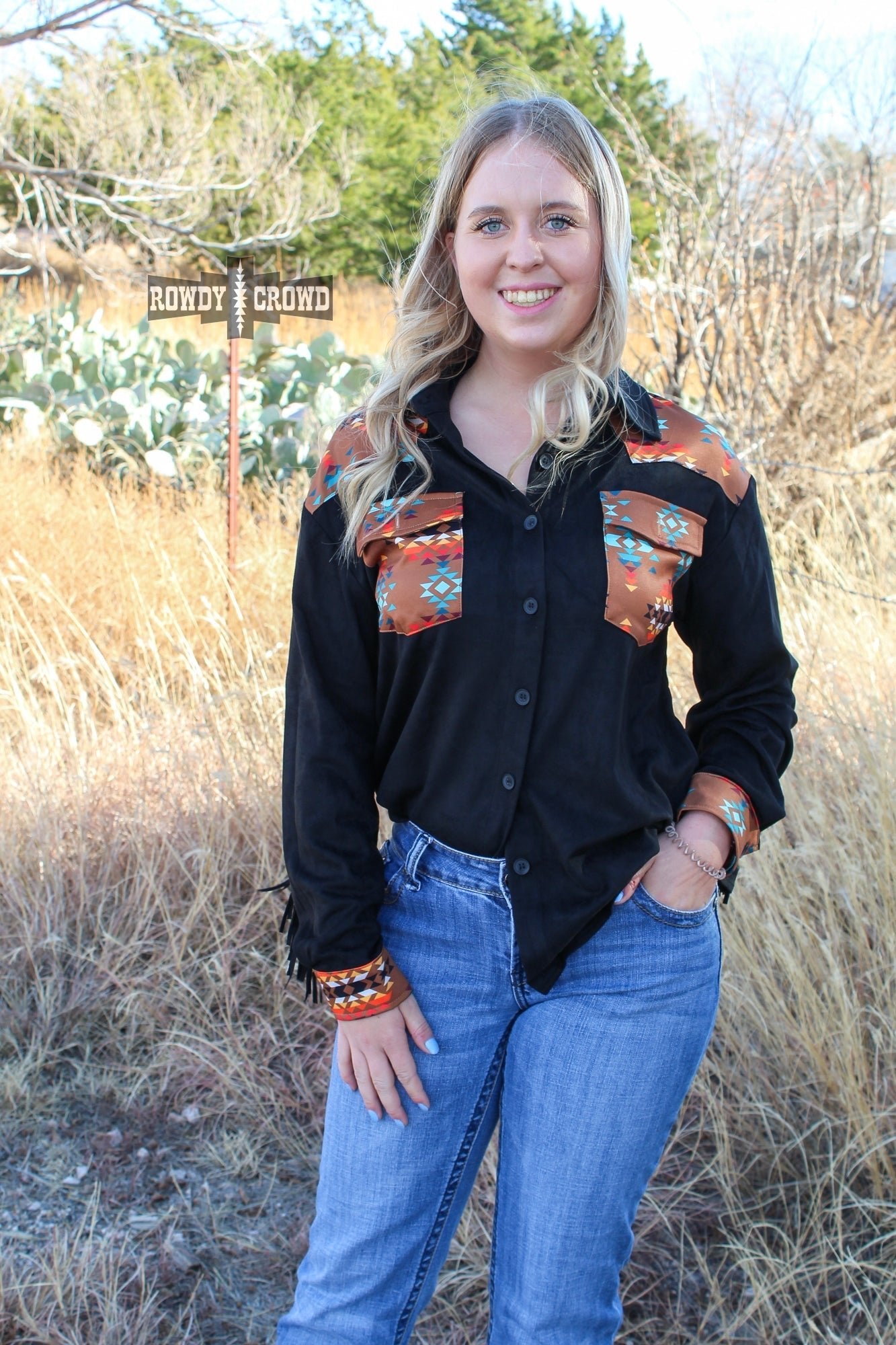 Flatland Fringe Button Up - The Caffeine Cowboy