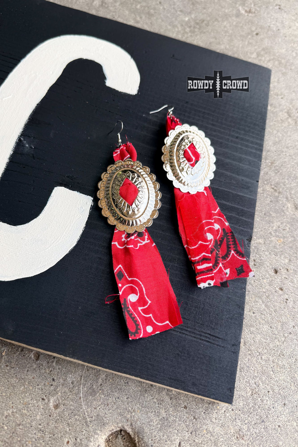 Concho Rodeo Earrings - The Caffeine Cowboy